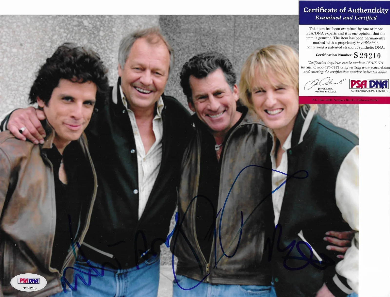 Ben Stiller, David Soul, Paul Michael Glaser — Ben Stiller Glaser Soul x3 Signed 8x10 Photo Autographed PSA/DNA Starsky & Hutch, изображение 2