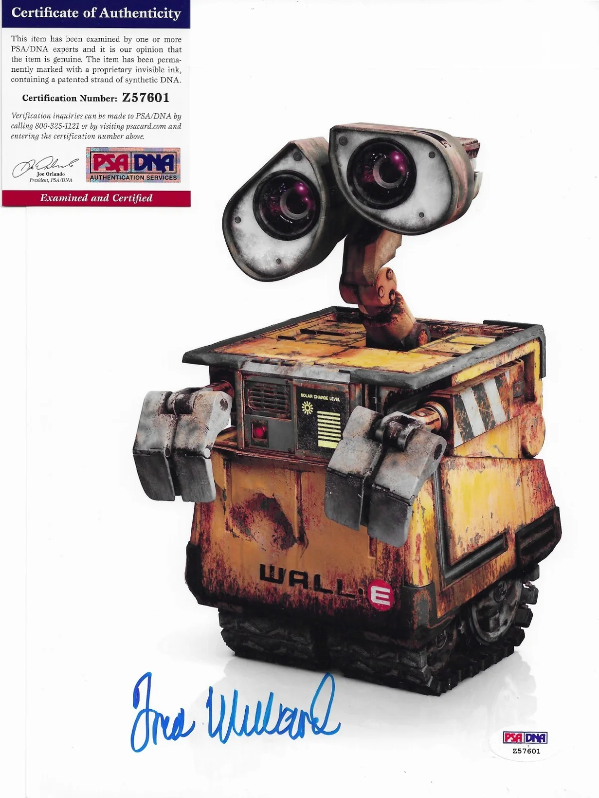 Fred Willard — Fred Willard PSA/DNA COA Signed 8x10 Photo Autographed WALL-E, image 2