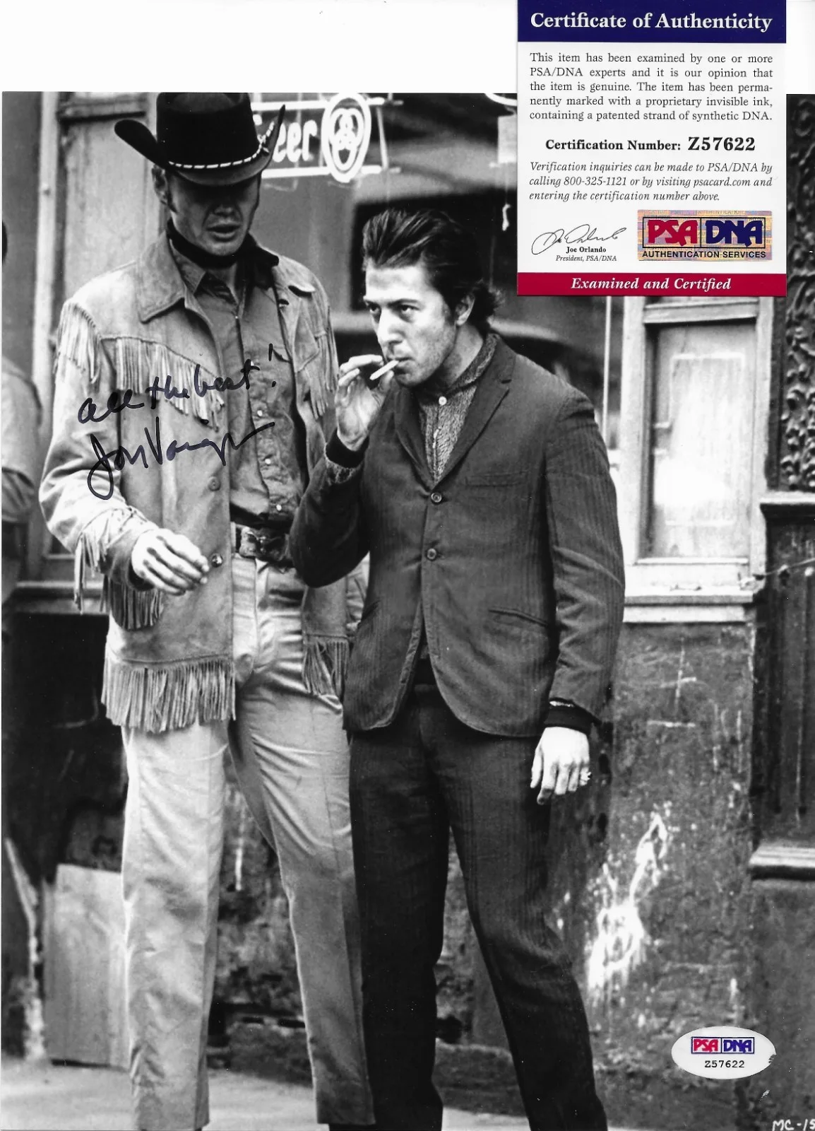 Jon Voight — Jon Voight Signed 8x10 Photo Autographed PSA/DNA COA Midnight Cowboy, image 2