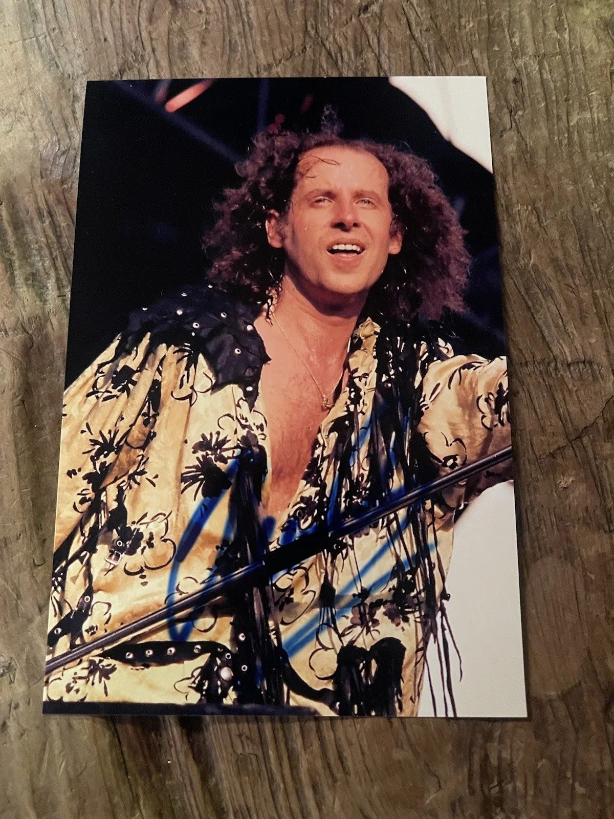 SCORPIONS Klaus Meine, Hand Signed Autograph 4X6 Photograph. Band Lead Singer, изображение 3