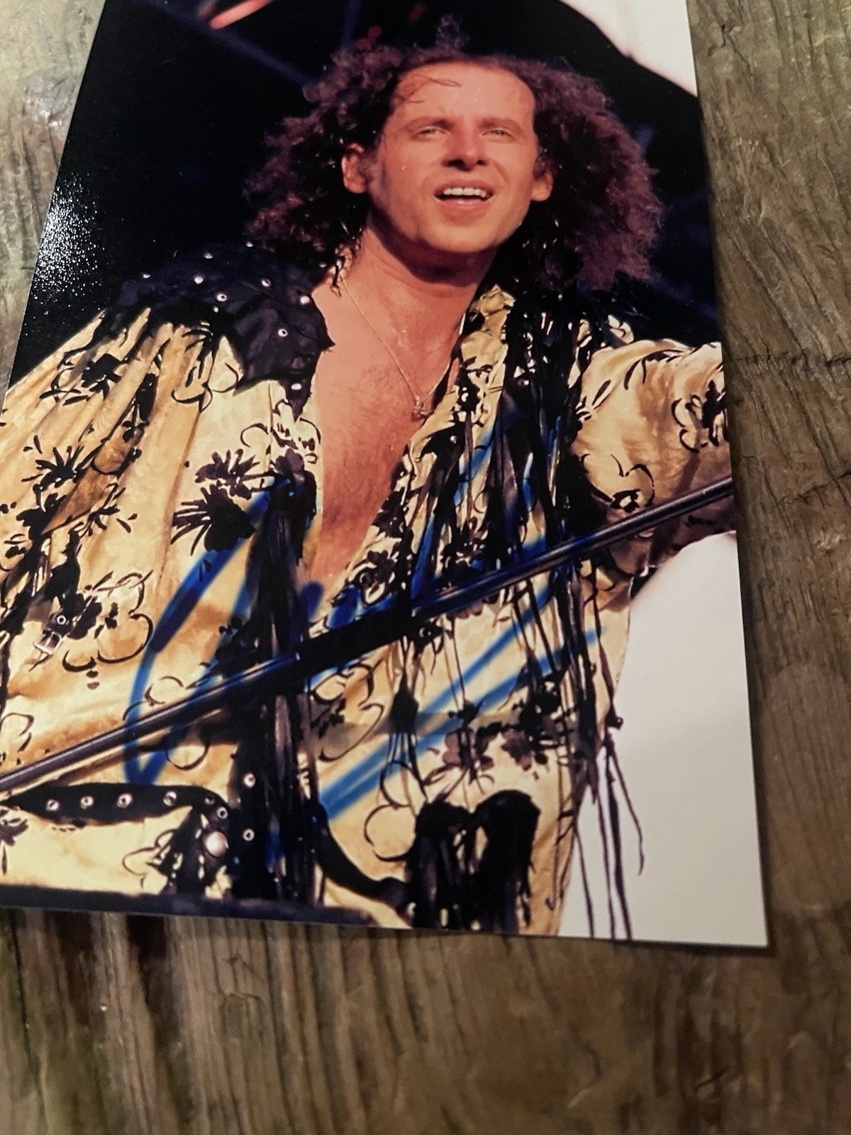 SCORPIONS Klaus Meine, Hand Signed Autograph 4X6 Photograph. Band Lead Singer, изображение 4