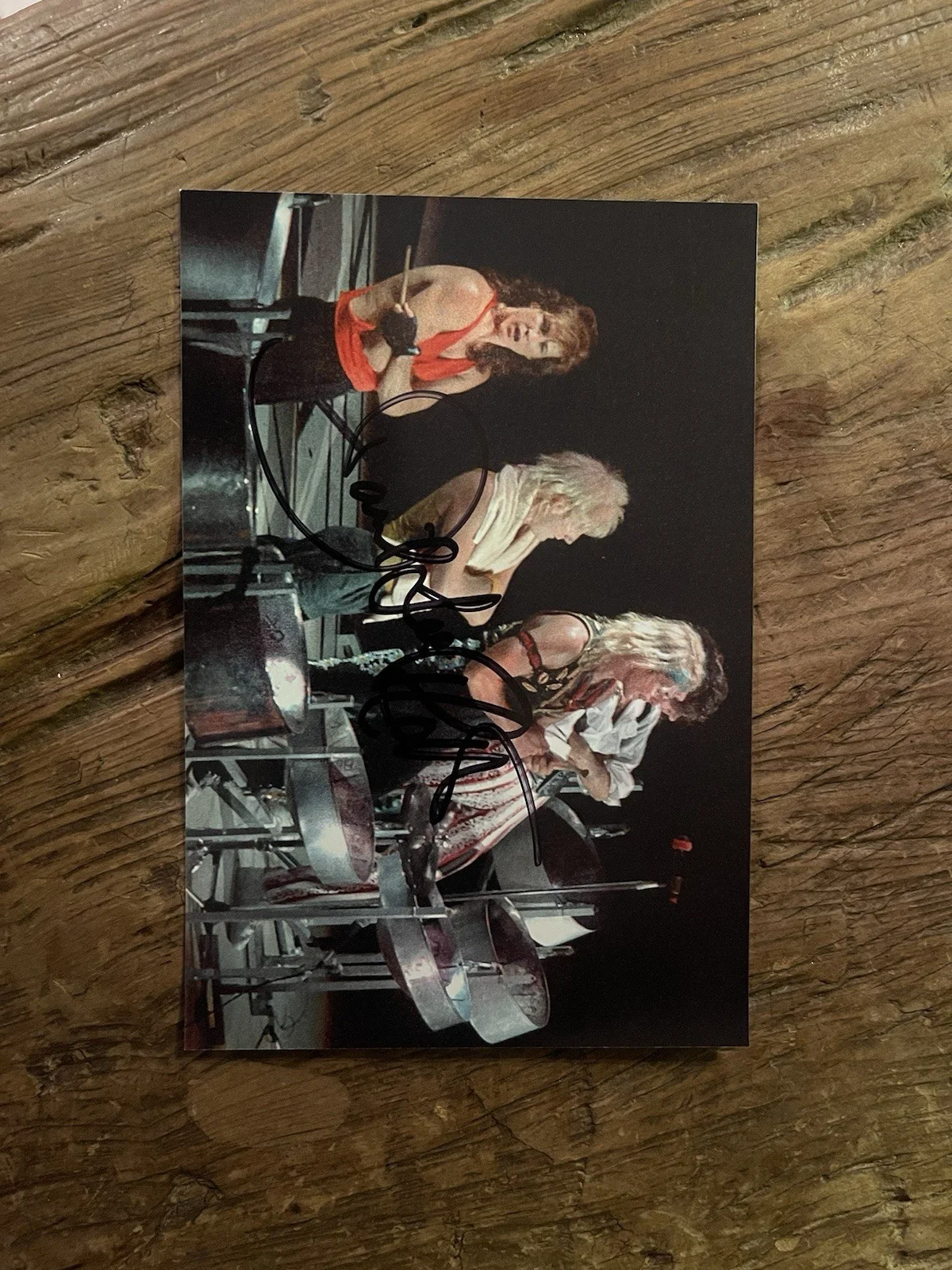 BON JOVI - HARD ROCKING BAND - ALL HAND SIGNED 4X6 AUTOGRAPHED PHOTOGRAPH., изображение 4