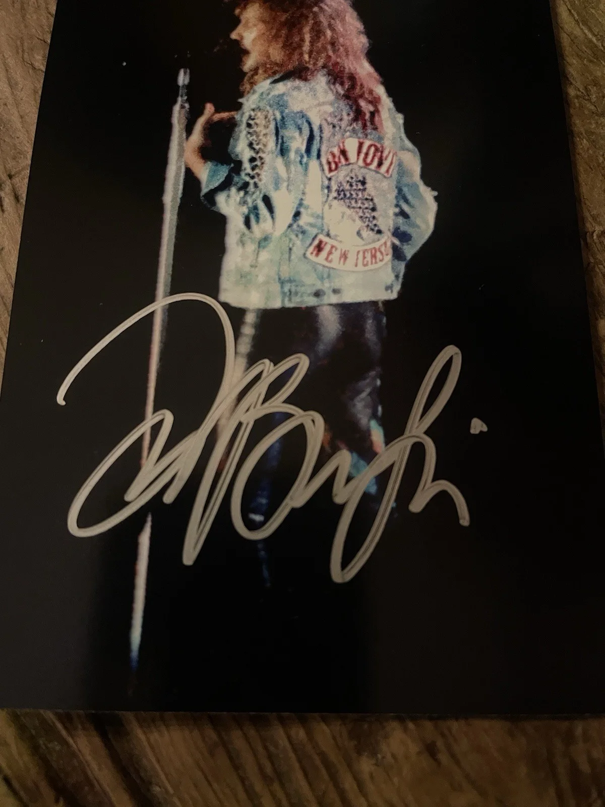 BON JOVI - HARD ROCKING BAND - ALL HAND SIGNED 4X6 AUTOGRAPHED PHOTOGRAPH., изображение 5