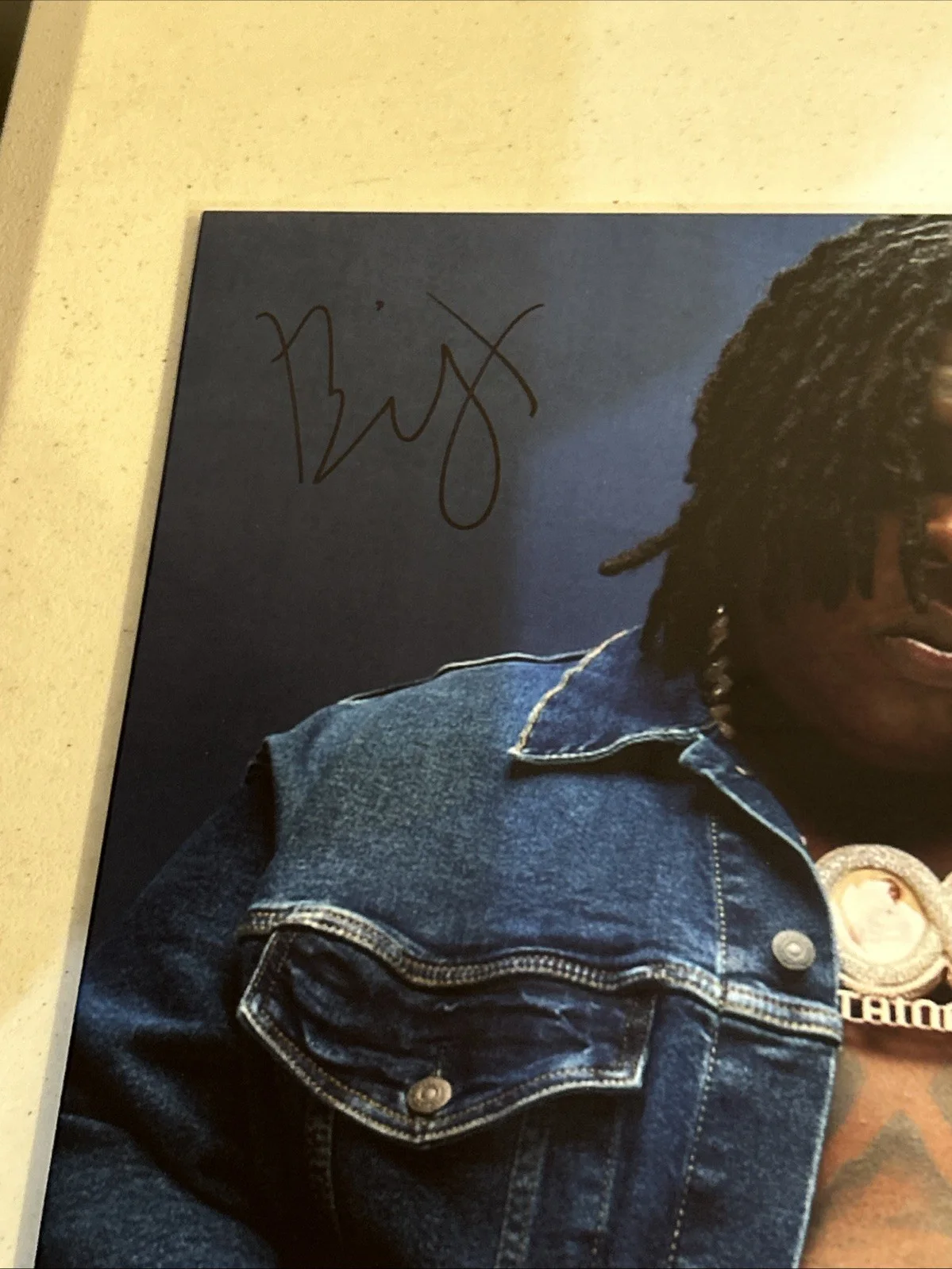 BIGXTHAPLUG SIGNED AUTOGRAPH VINYL ALBUM ACOA I HOPE YOURE HAPPY RECORD RAP, изображение 3