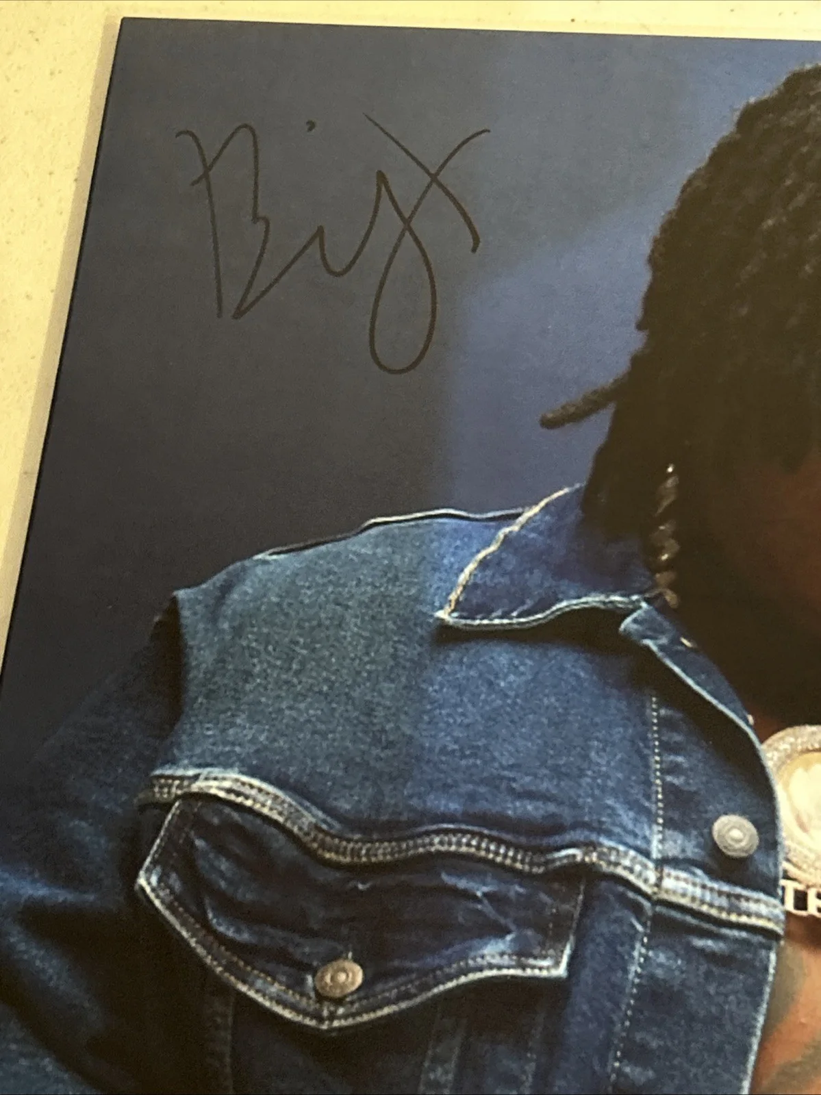 BIGXTHAPLUG SIGNED AUTOGRAPH VINYL ALBUM ACOA I HOPE YOURE HAPPY RECORD RAP, изображение 4