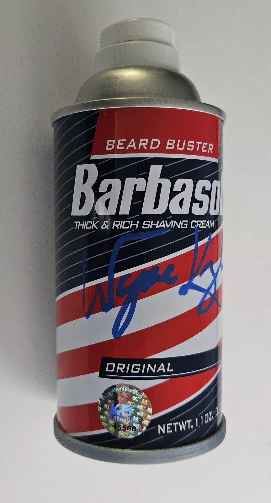 Wayne Knight — Wayne Knight Signed Jurassic Park World Prop Barbasol Can Autograph Nedry COA, image 3