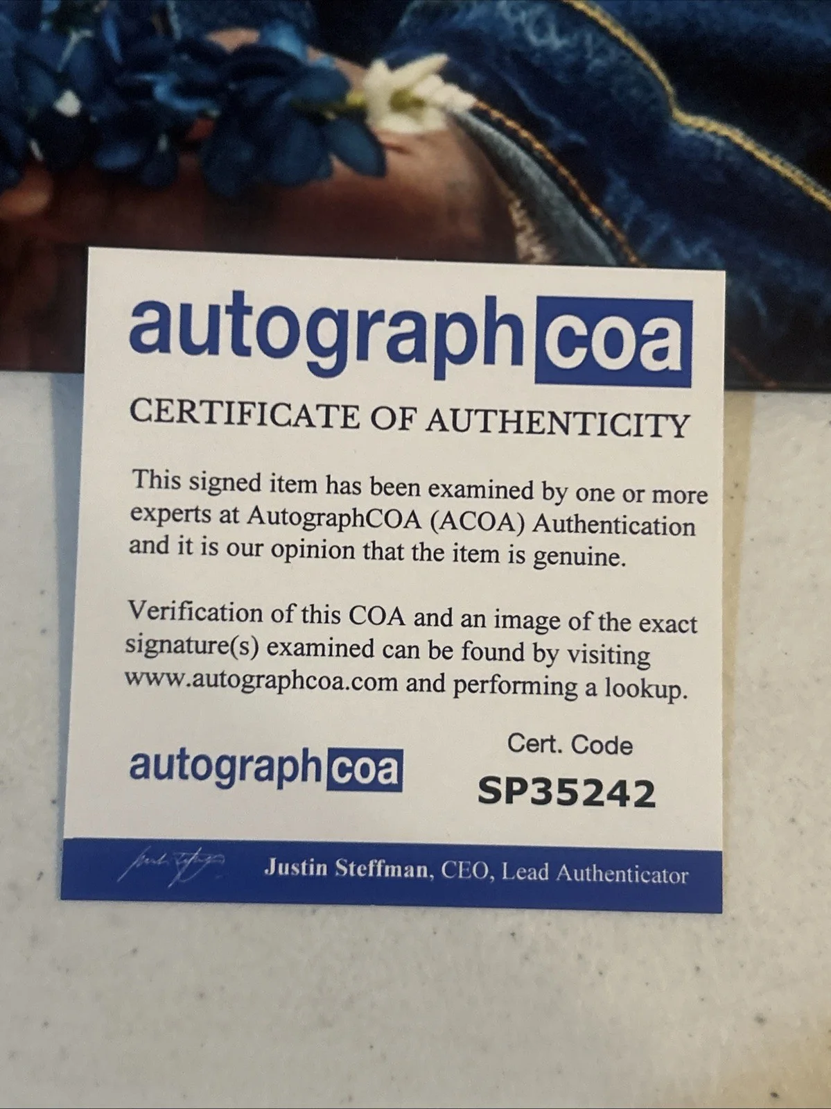 BIGXTHAPLUG SIGNED AUTOGRAPH VINYL ALBUM ACOA I HOPE YOURE HAPPY RECORD RAP, image 5