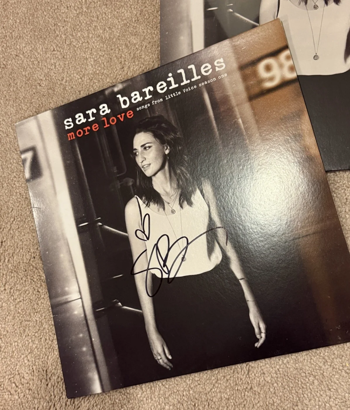 SIGNED Sara Bareilles More Love VINYL Autographed New, image 3