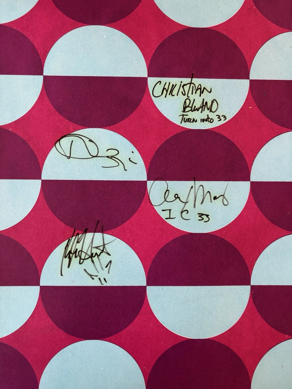 The Black Angels Concert Poster 2012 Signed By Band, image 2