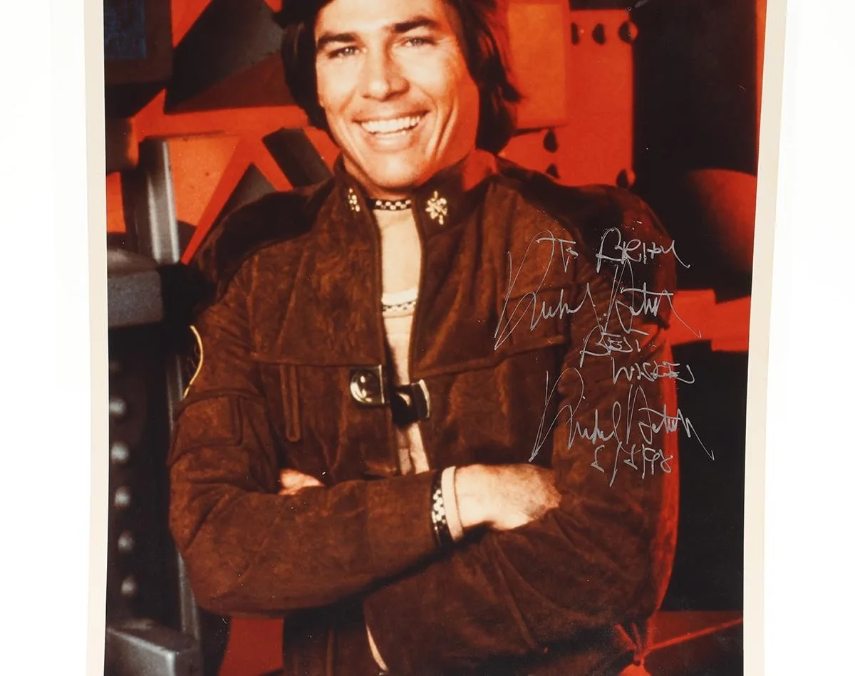 Richard Hatch — Captain Apollo Battlestar Galactica Richard Hatch AUTOGRAPHED 8x10 Photo, изображение 3