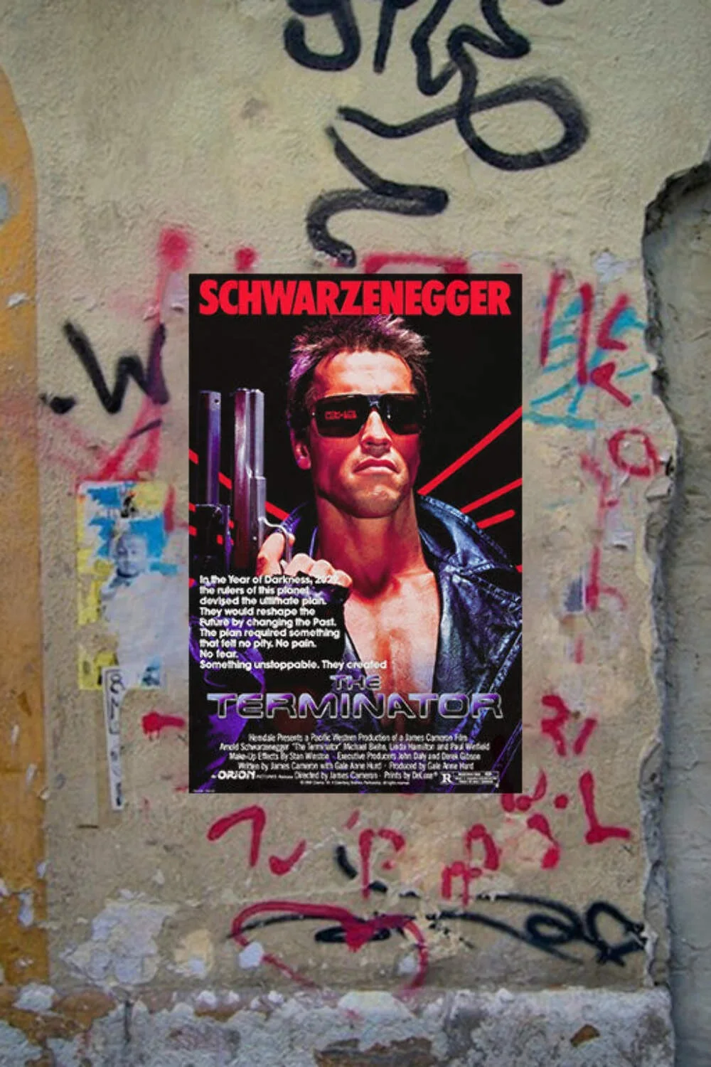 The Terminator Arnold Schwarzenegger | Sci-Fi Movie Poster | 80s Action Film Pri, изображение 4
