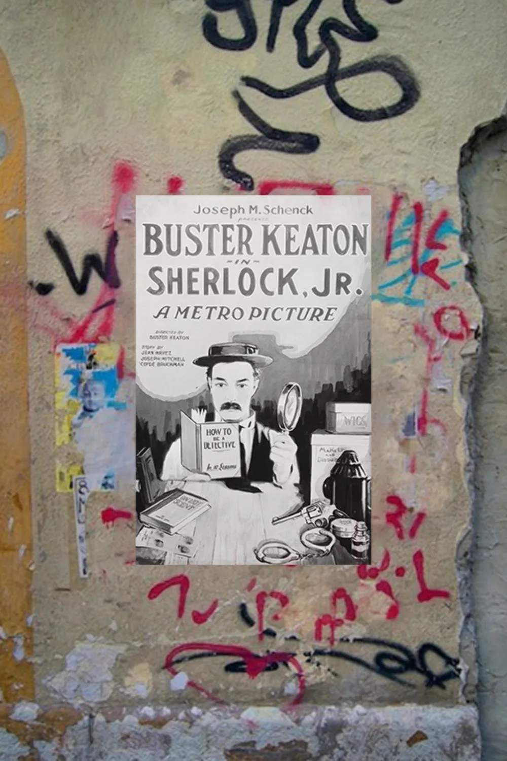 Sherlock Jr Buster Keaton Vintage Movie Poster Print | Classic Film Wall Art | G, изображение 4