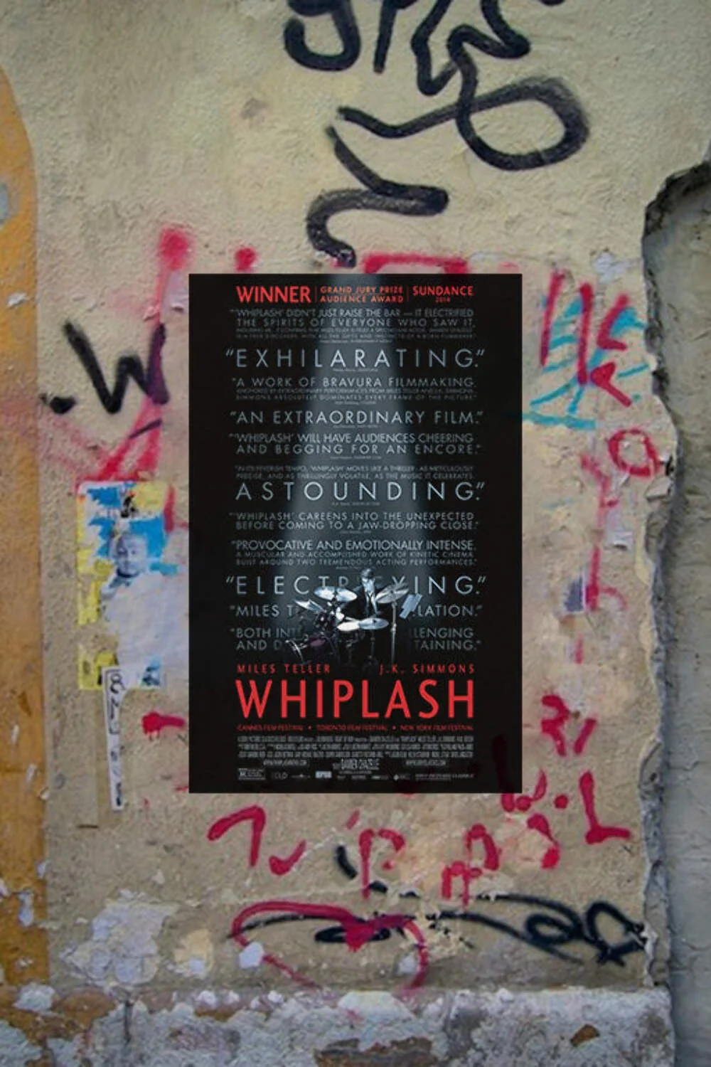 Whiplash Miles Teller Poster | J.K. Simmons Wall Art | Jazz Movie Print | Glossy, изображение 4