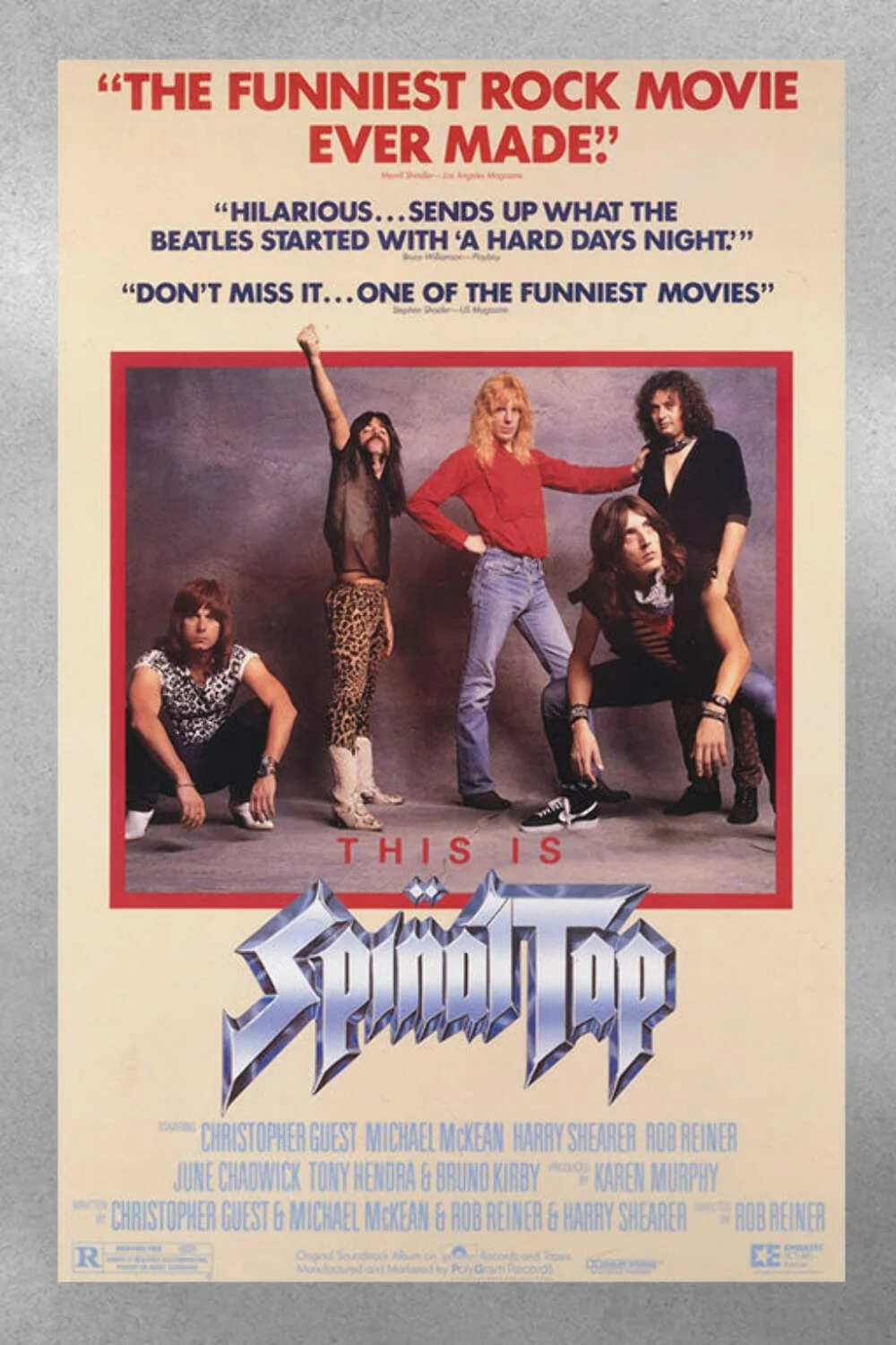 This is Spinal Tap Christopher Guest | Movie Poster | Wall Art Print | Retro Fil, image 3