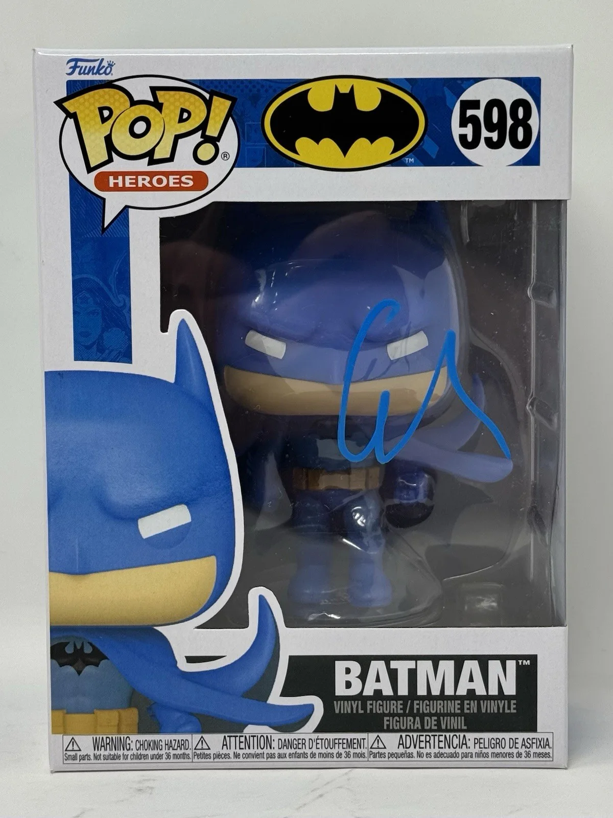 George Clooney — George Clooney Signed Batman Funko Pop 598 Batman & Robin Autograph Beckett COA, image 2