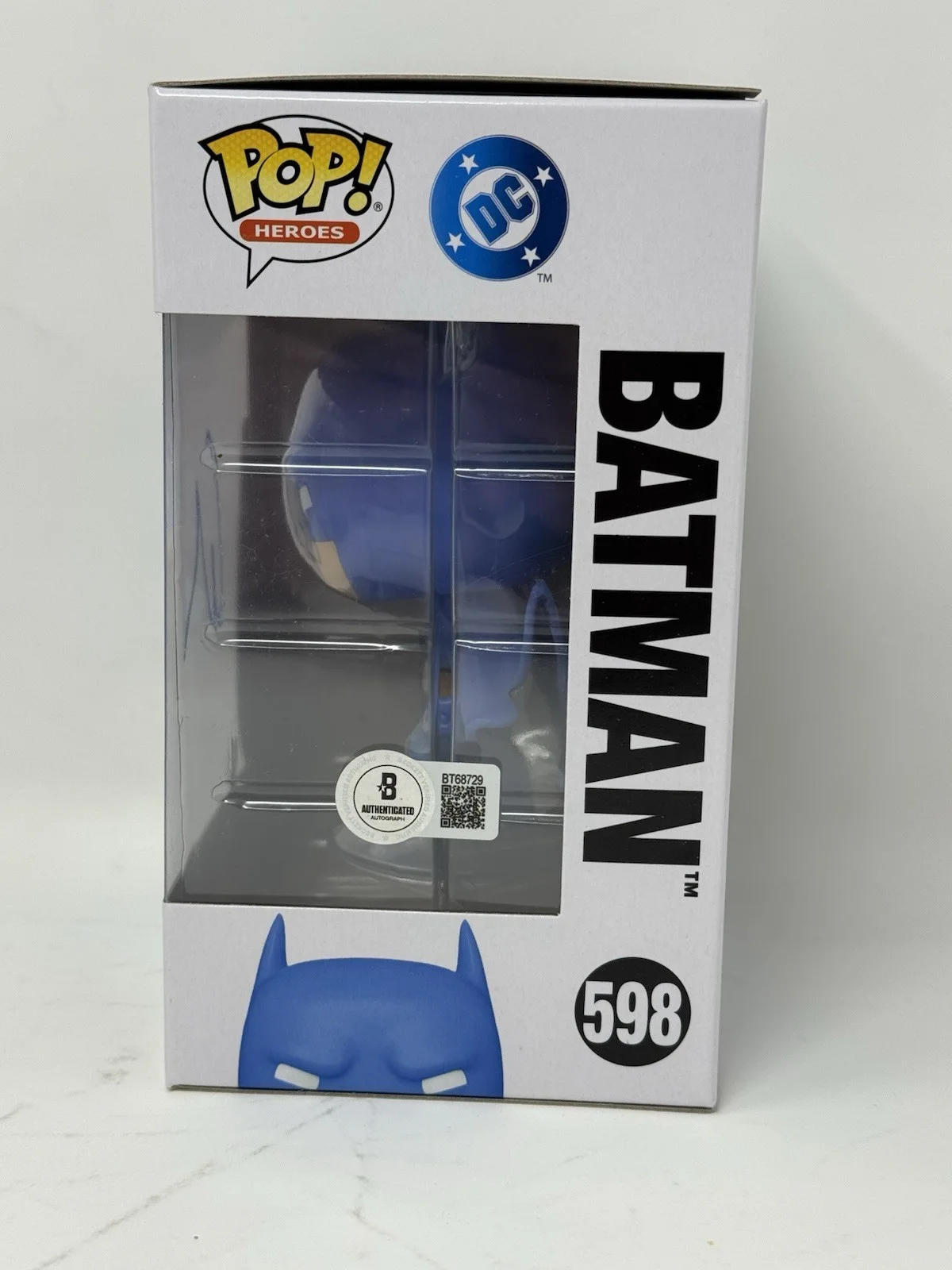 George Clooney — George Clooney Signed Batman Funko Pop 598 Batman & Robin Autograph Beckett COA, image 5