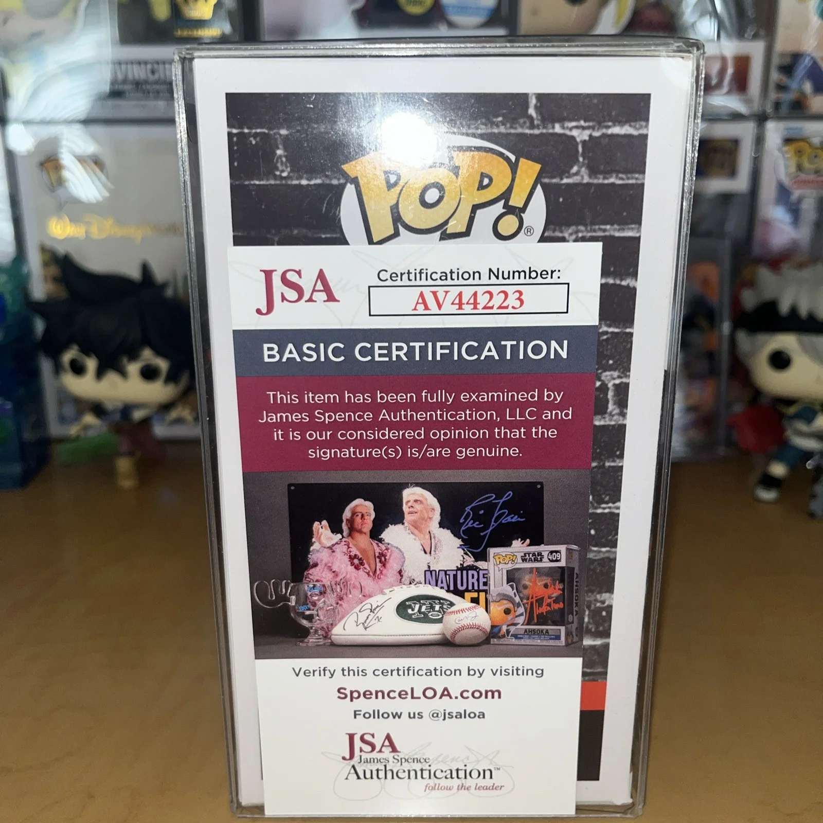 Darryl “DMC” McDaniels Signed Autographed Run DMC Funko Pop Figure JSA, image 3