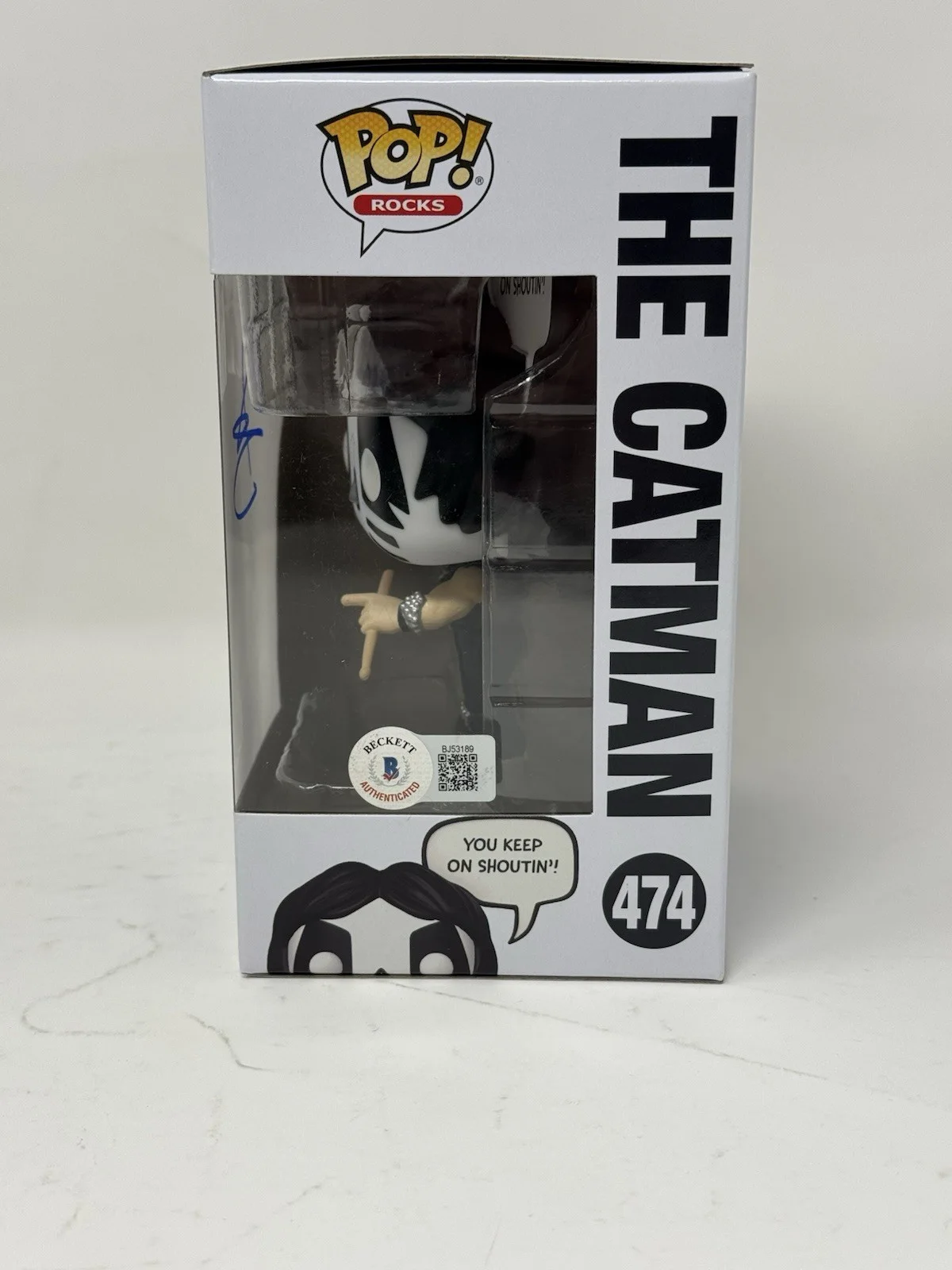 Christopher Mintz-Plasse — Christopher Mintz-Plasse 'Role Models' Signed KISS The Catman Funko Pop BAS COA, изображение 4