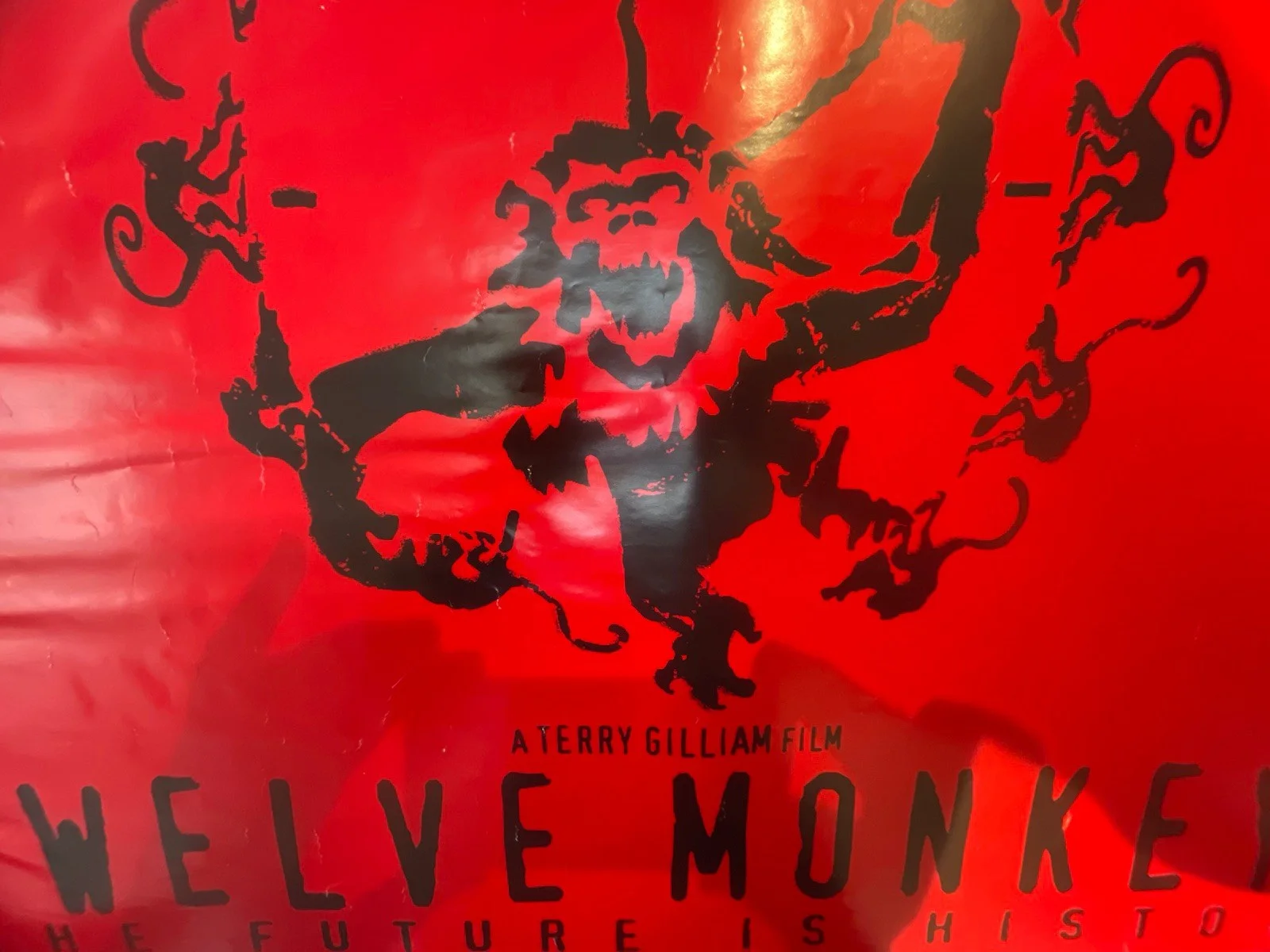 12 Monkeys Original Cinema Db Sided Quad Poster 40x30 Rare, изображение 2