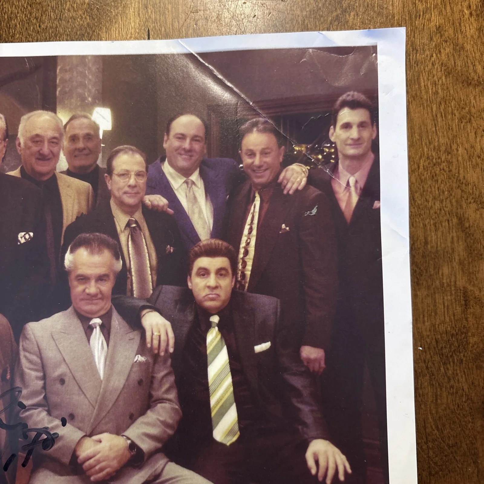 Joseph Gannascoli — Dos fotos autografiadas de Los Soprano Joseph Gannascoli hacer oferta, изображение 3