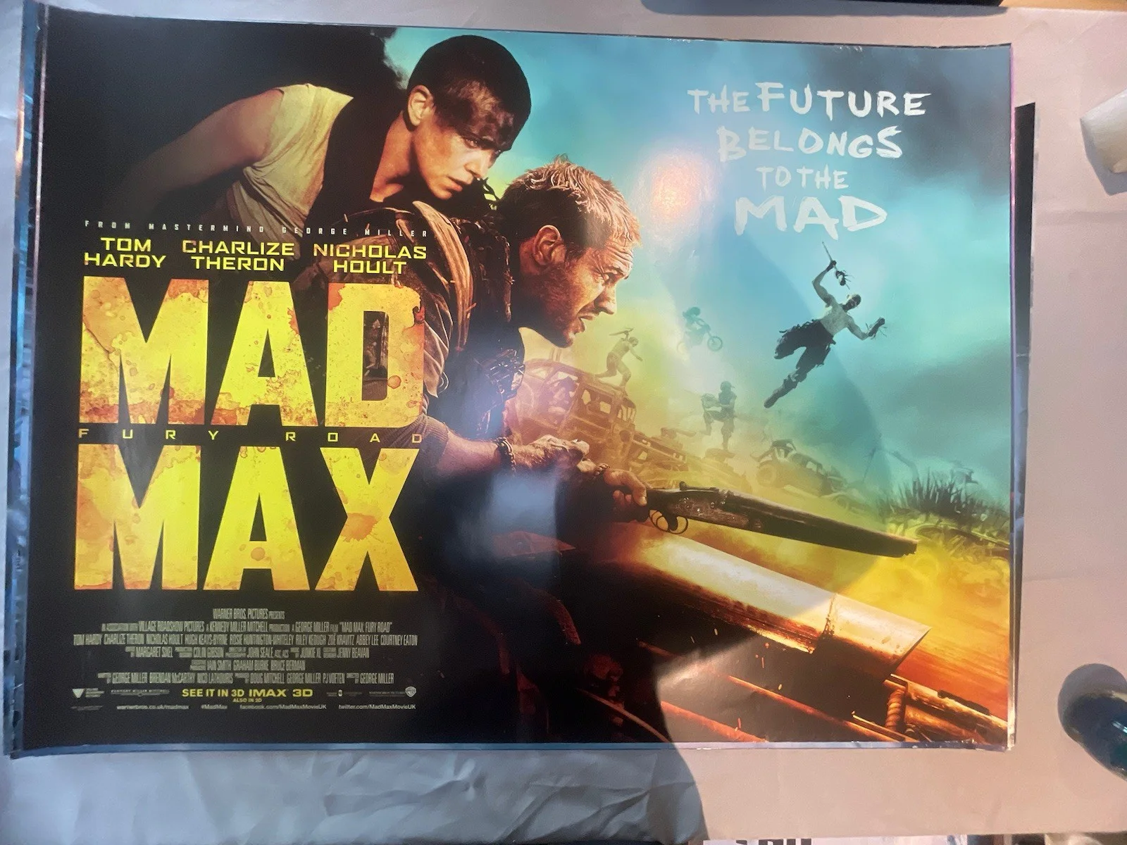 Mad Max X2 Original Double Sided Quad Posters 40x30 Rare, image 3