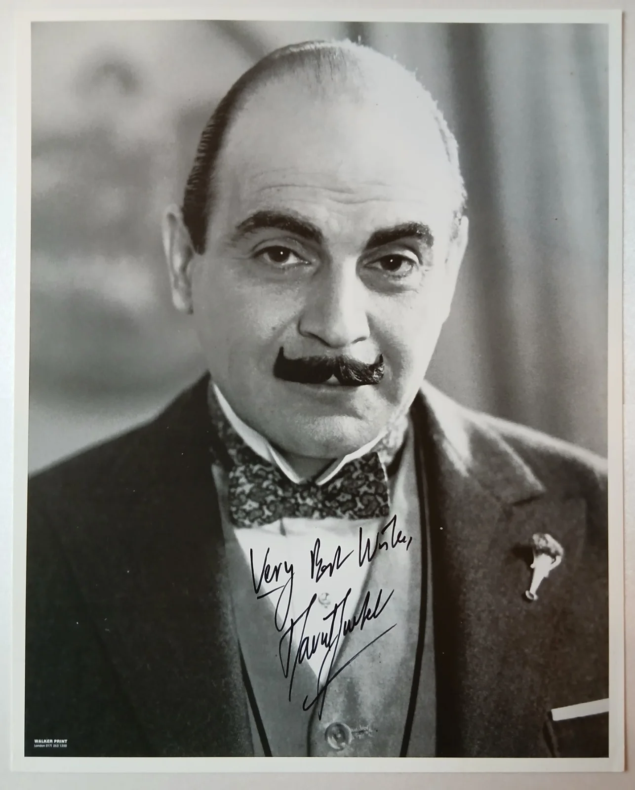 David Suchet — POIROT and Cast (3) Signed Autographed 10x8 Photo, image 2