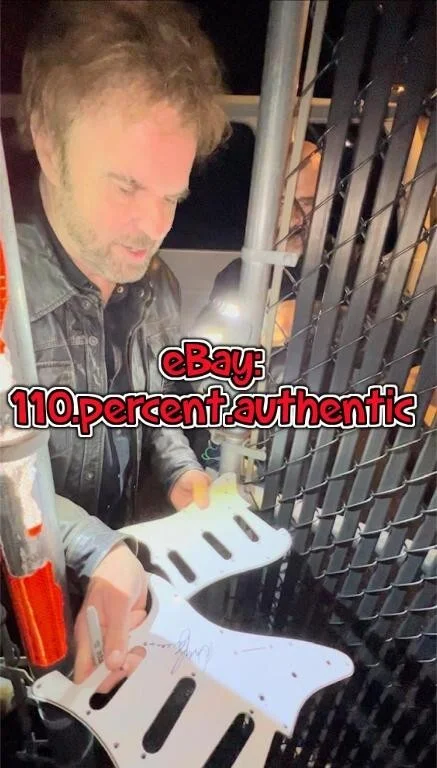 DON BARNES 38 SPECIAL AUTOGRAPHED SIGNED ELECTRIC GUITAR PICK GUARD #b *PROOF*, image 3