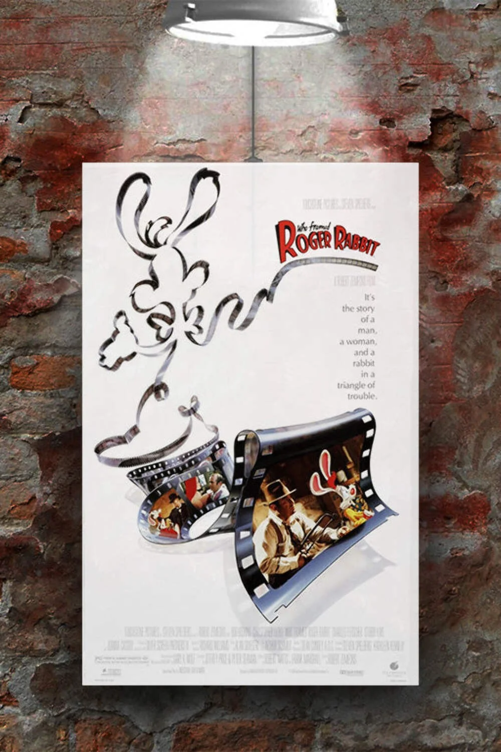 Who Framed Roger Rabbit Bob Hoskins Glossy Poster | Vintage Movie Art | 80s Film, изображение 2