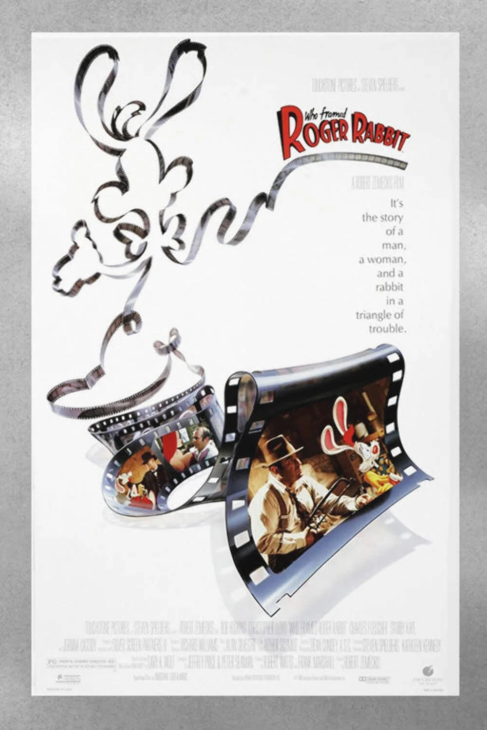 Who Framed Roger Rabbit Bob Hoskins Glossy Poster | Vintage Movie Art | 80s Film, изображение 3
