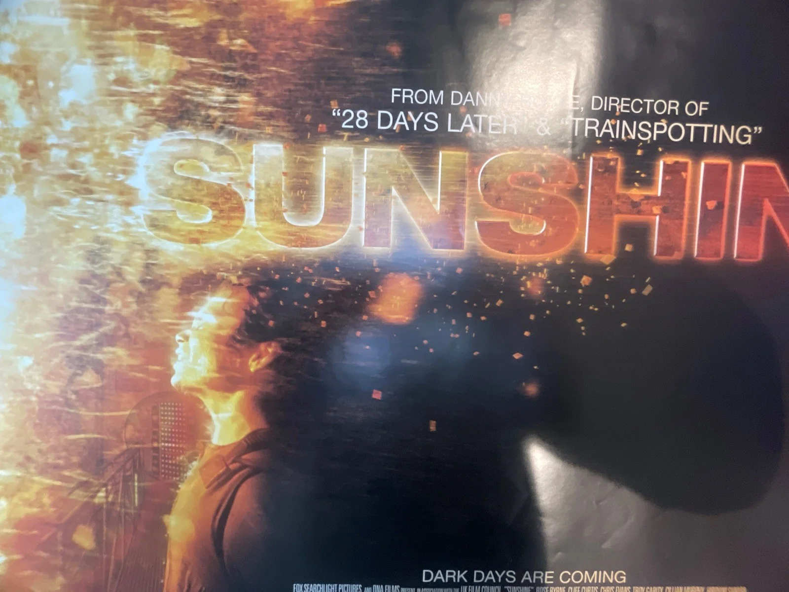 Danny Boyle Sunshine Original Cinema Quad Poster 40x30 Db Sided Rare, image 2