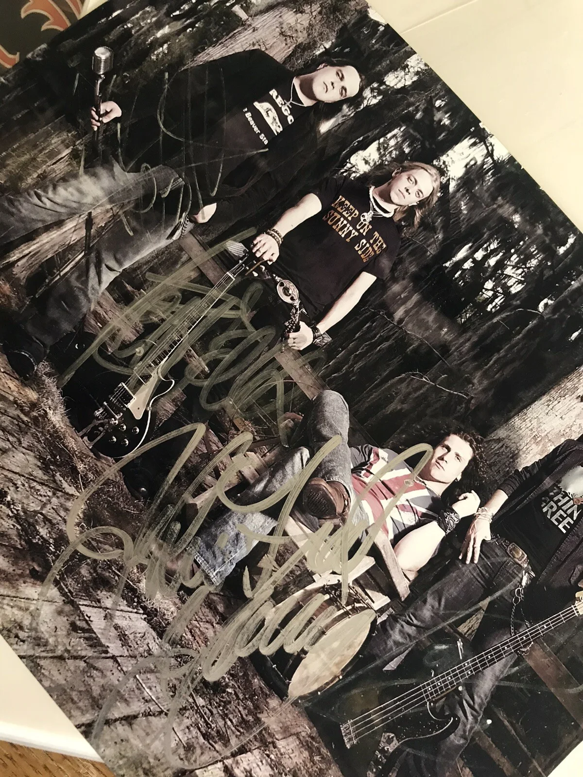 BLACK STONE CHERRY x4 ENTIRE BAND SIGNED AUTOGRAPHED PHOTO ^EXACT PROOF*, image 2