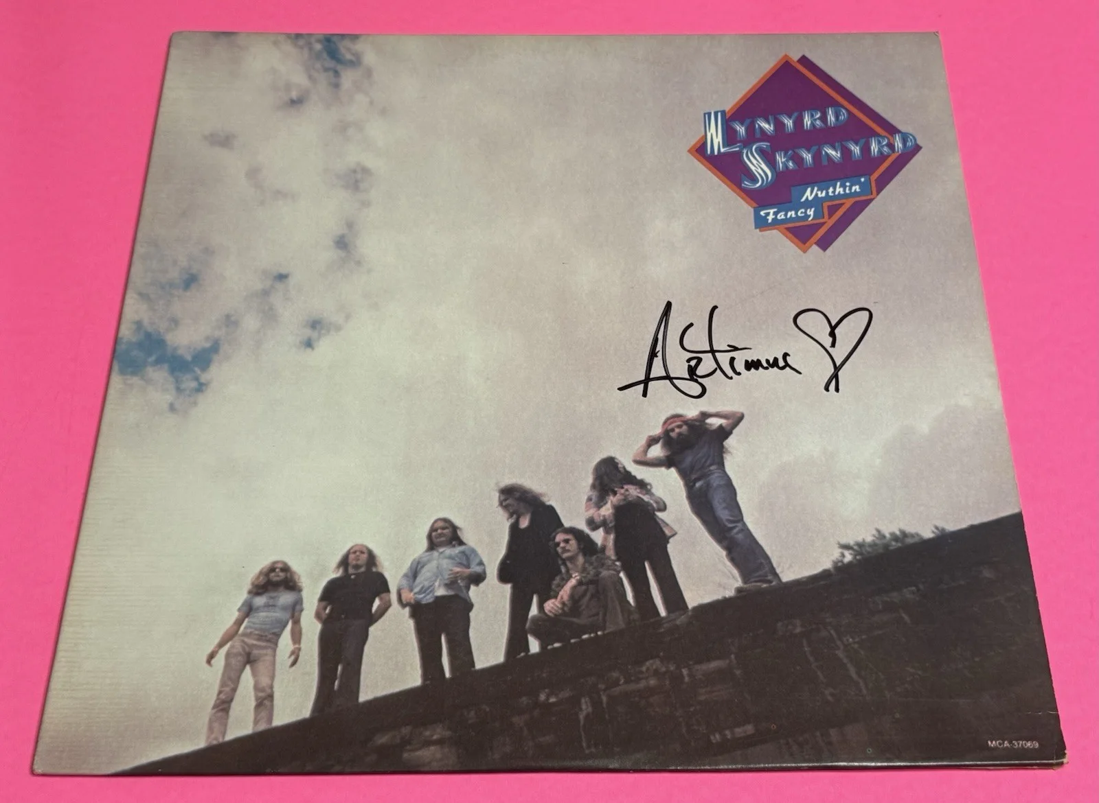 ARTIMUS PYLE LYNYRD SKYNYRD SIGNED NUTHIN FANCY VINYL RECORD *EXACT PROOF*, изображение 2