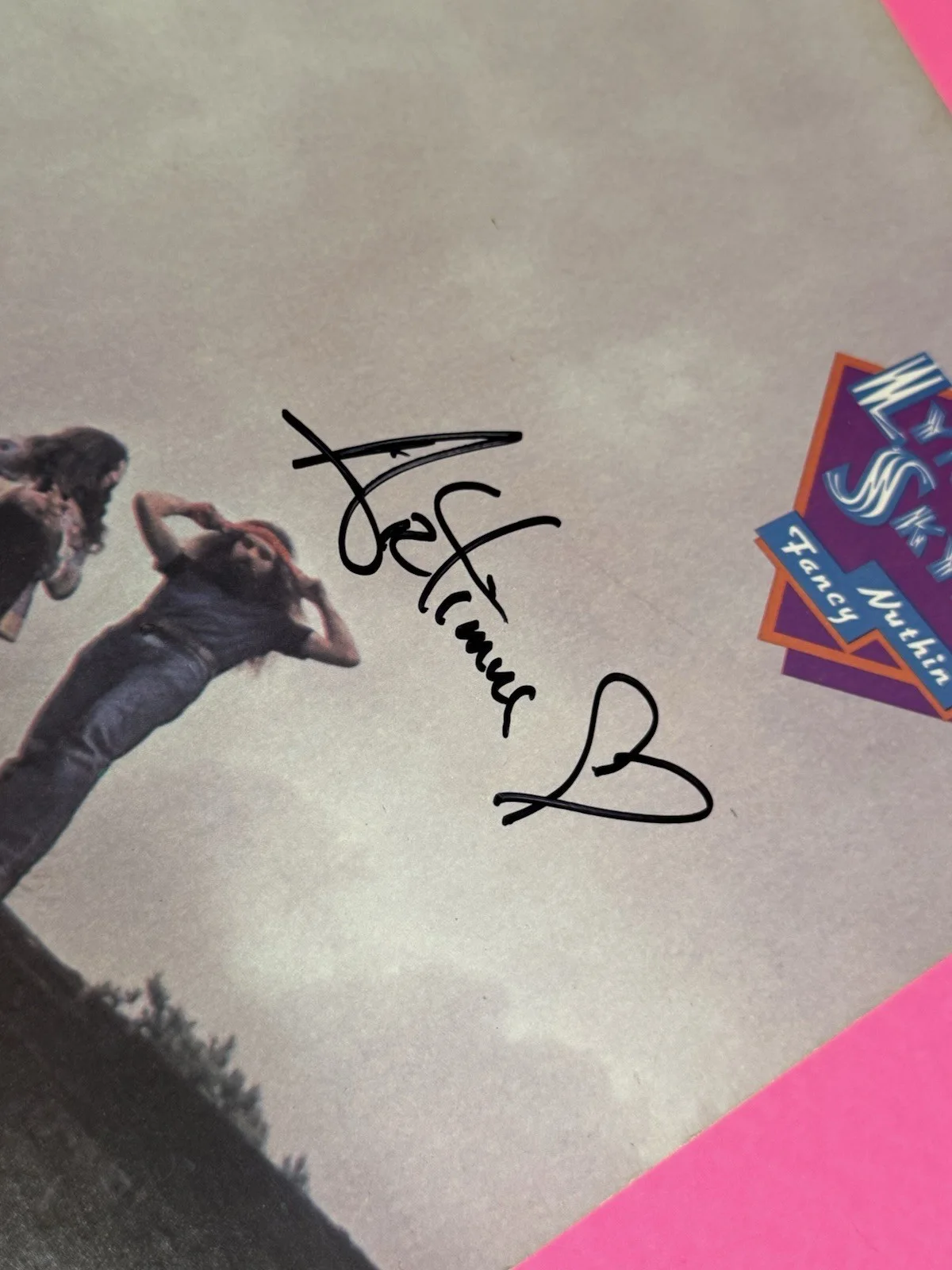 ARTIMUS PYLE LYNYRD SKYNYRD SIGNED NUTHIN FANCY VINYL RECORD *EXACT PROOF*, изображение 5