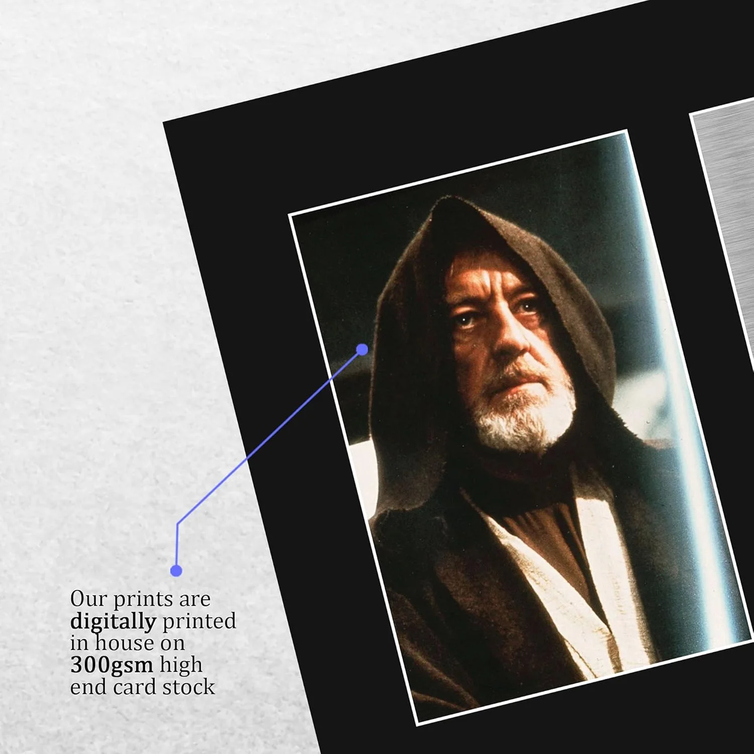 Alec Guinness Gift USL Signed Printed Autograph Star Wars Gifts Obi-Wan Kenobi P, image 4