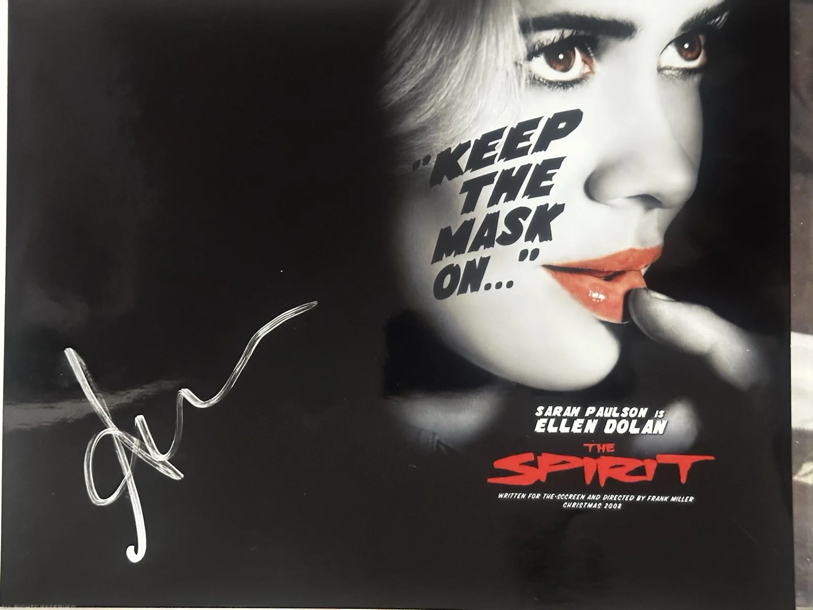 Sarah Paulson — Sarah Paulson signed The Spirit 8x10 photo In Person.