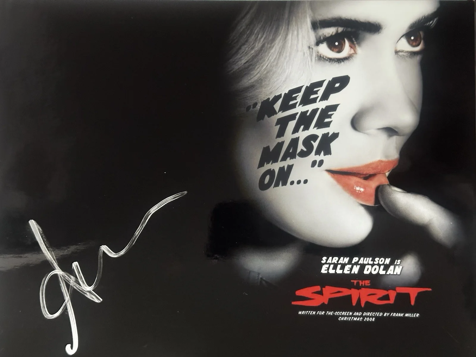 Sarah Paulson — Sarah Paulson signed The Spirit 8x10 photo In Person., изображение 2