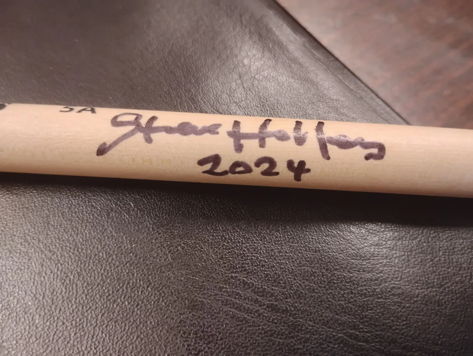 STEVE HOLLEY SIGNED DRUM STICK WINGS PAUL MCCARTNEY PROOF, image 2