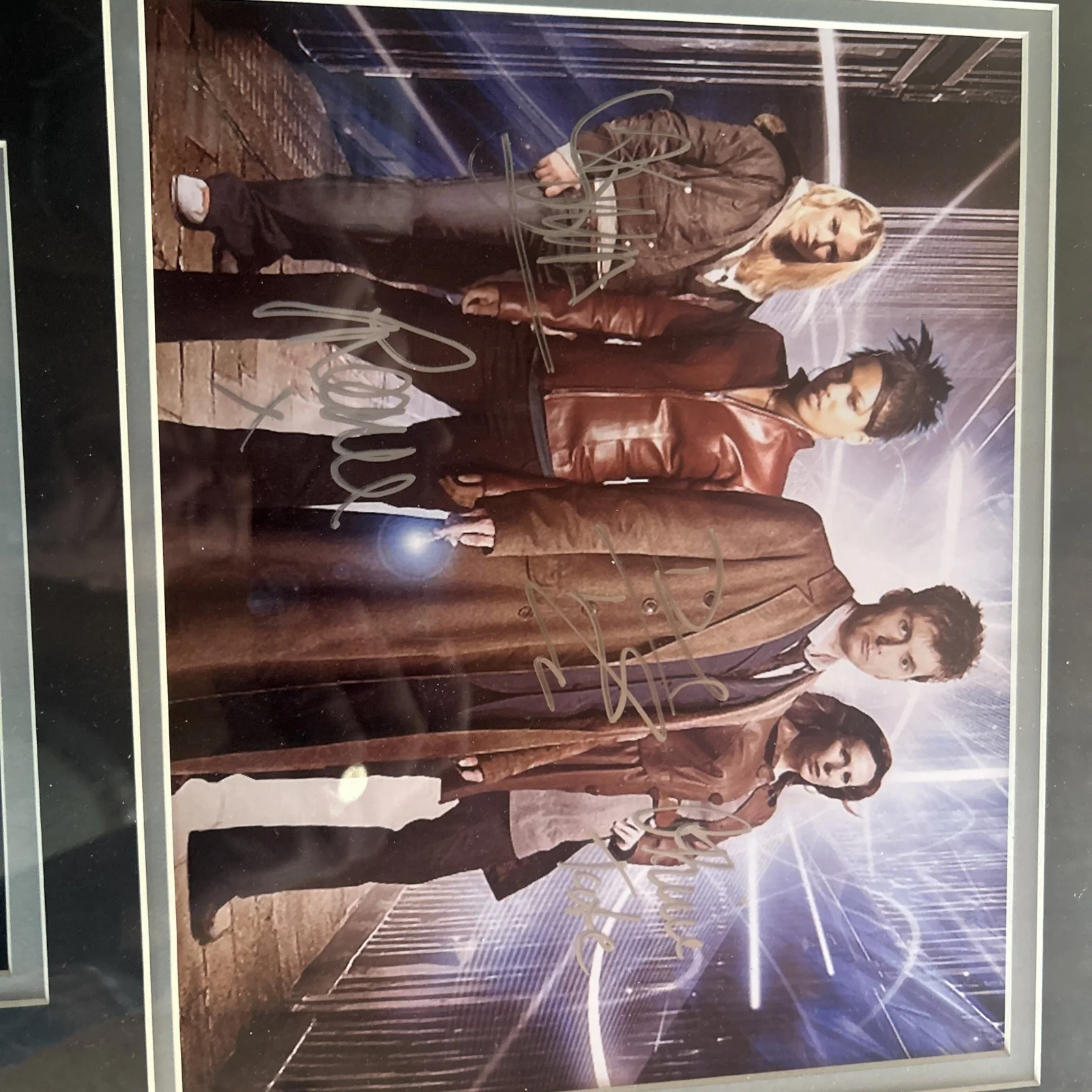 Dr Who Signed Photo With Coa On The Back, image 3