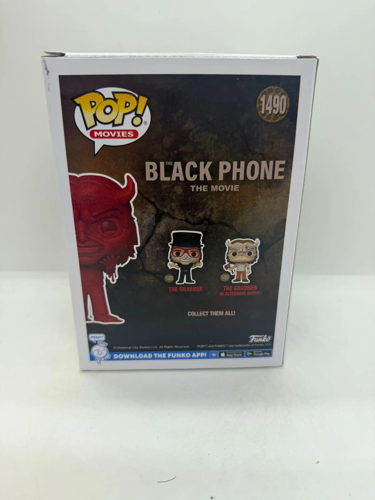 Ethan Hawke Signed The Grabber Funko Pop Black Phone #1490 ACOA, изображение 3