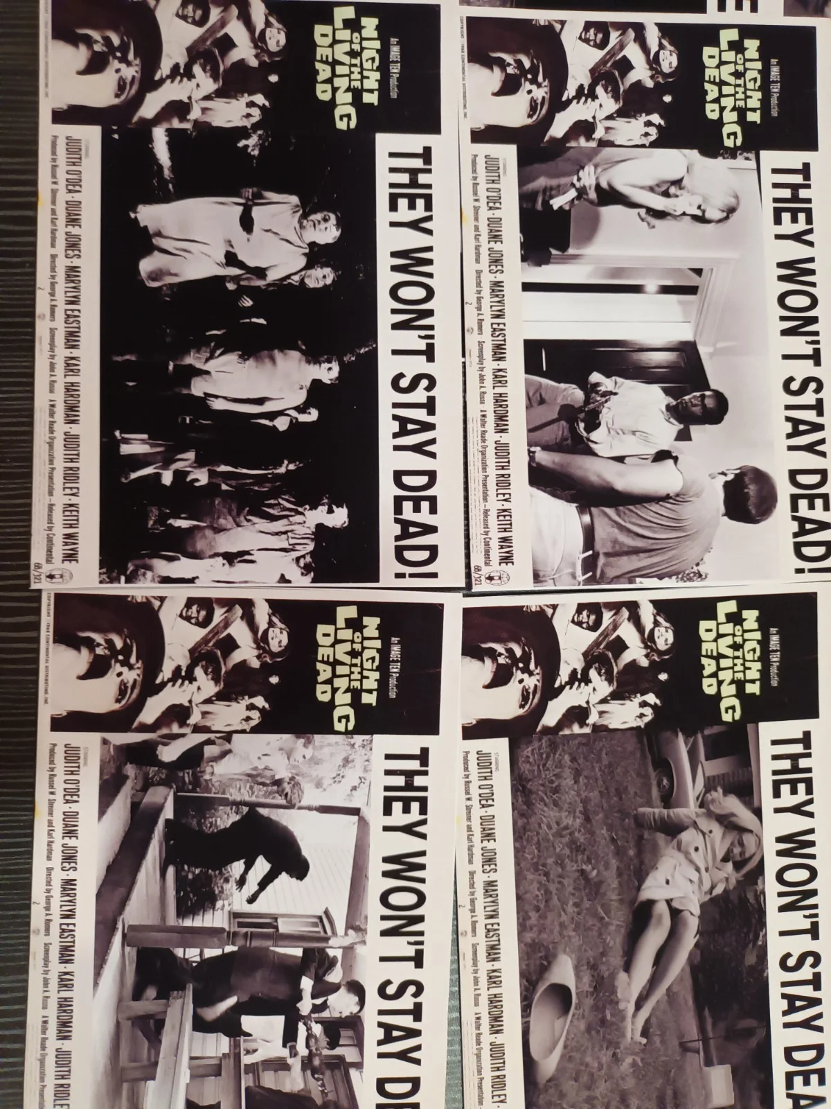 Night Of The Living Dead 1968. 16 matt finish unoffical 6x4ins lobby cards. new, изображение 4