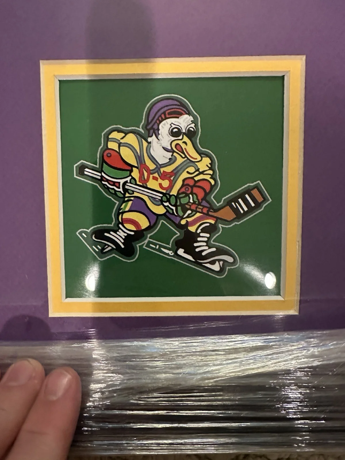 The Mighty Ducks Signed Mighty Ducks Official Jersey Beckett COA Framed, image 4