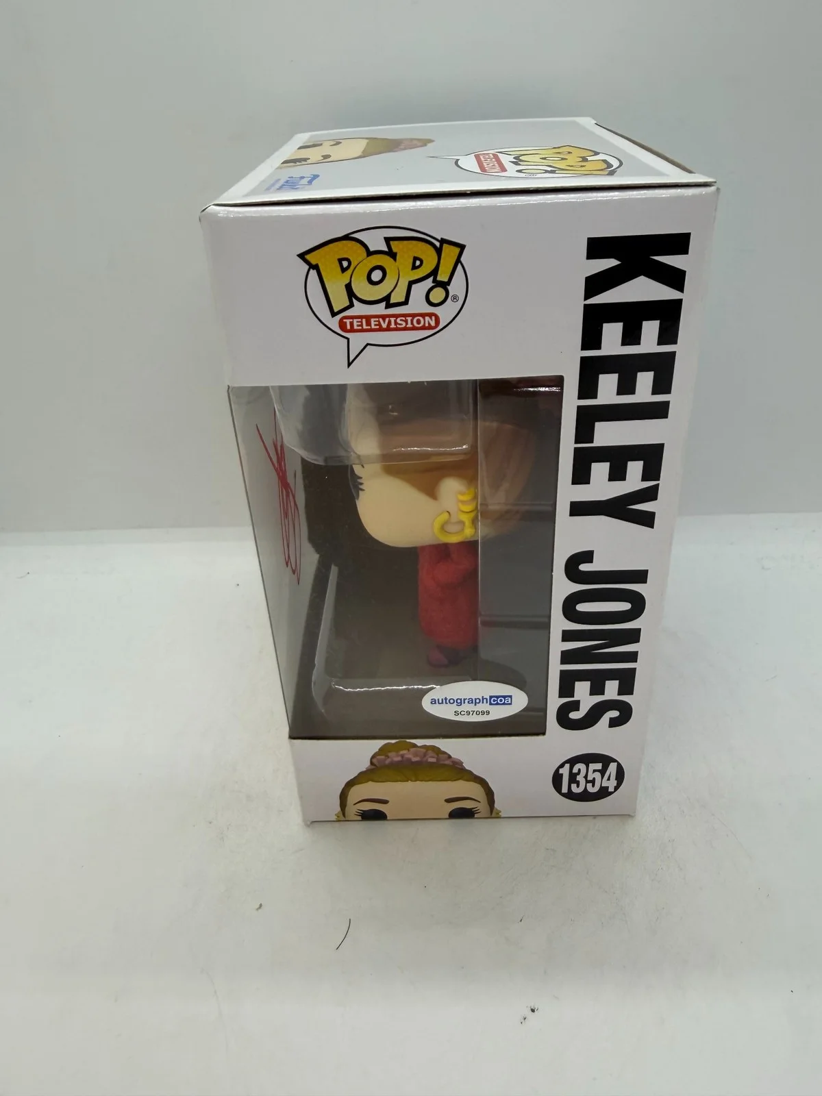 Juno Temple Signed TKeeley Jones Funko Pop Ted Lasso #1354 ACOA, изображение 2