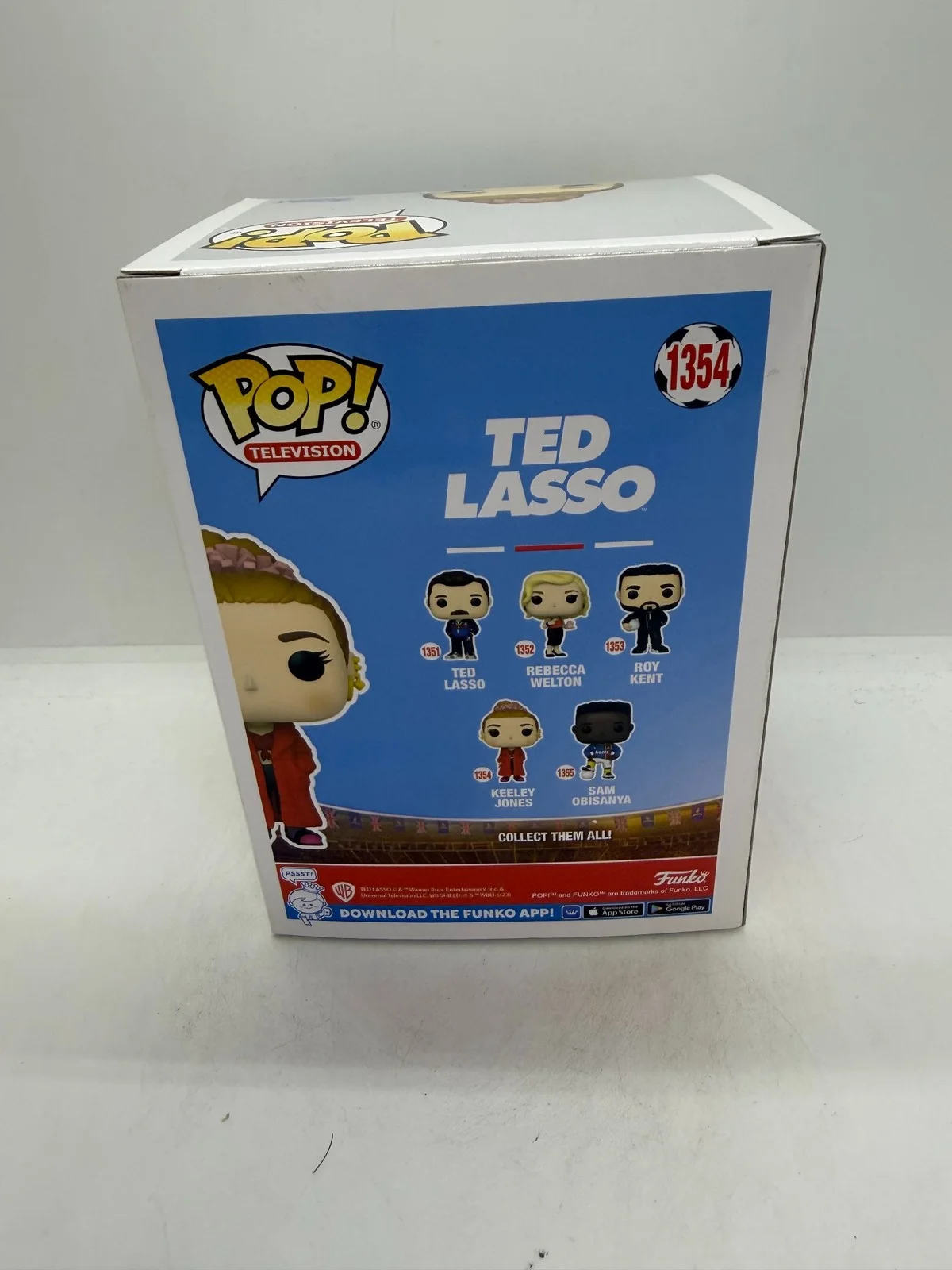 Juno Temple Signed TKeeley Jones Funko Pop Ted Lasso #1354 ACOA, изображение 4
