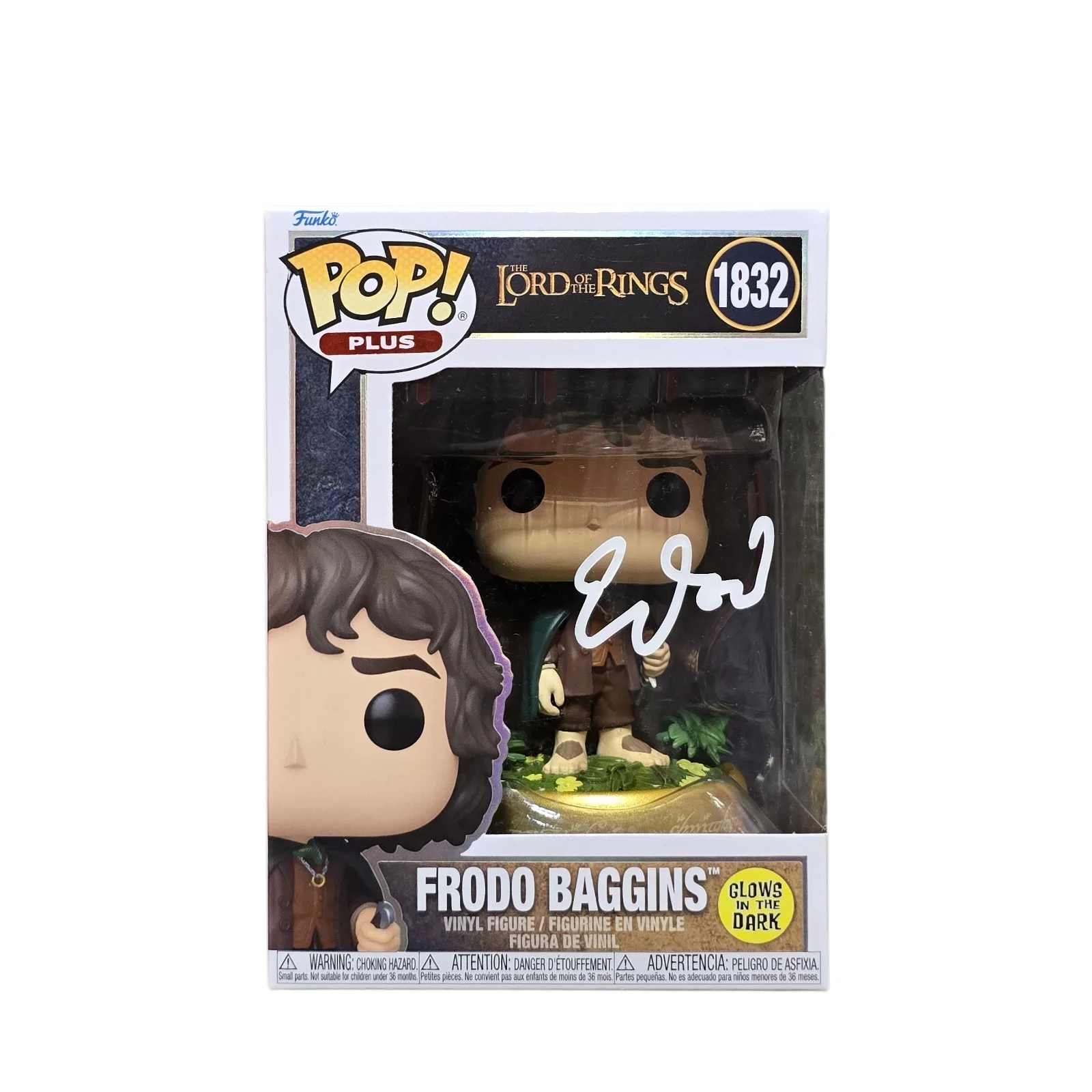 Elijah Wood — Elijah Wood Signed Frodo Funko 1832 Lord Of The Rings SWAU Authenticated RARE