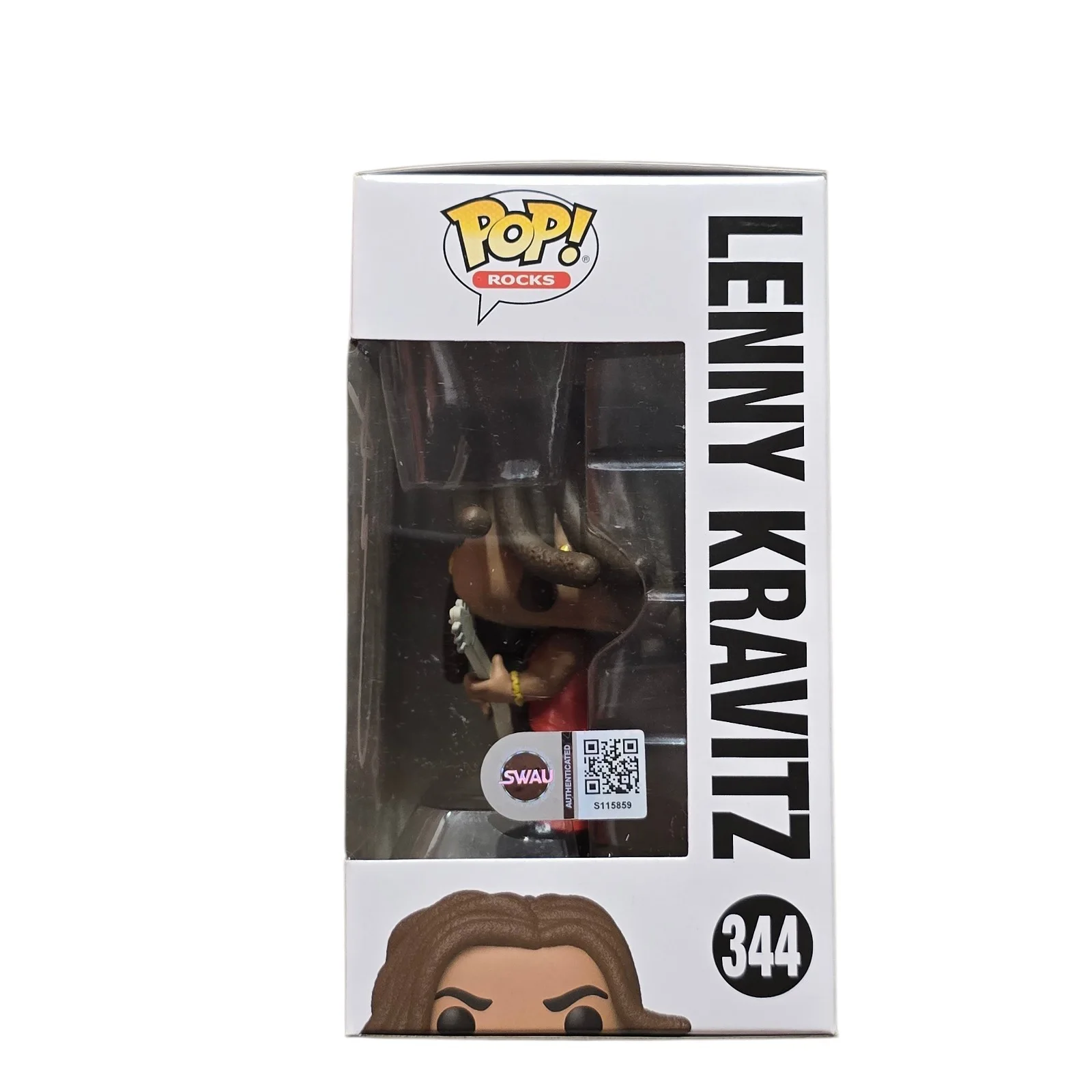 Lenny Kravitz Signed Funko 344 Rock Guitarist SWAU Authenticated RARE, изображение 2