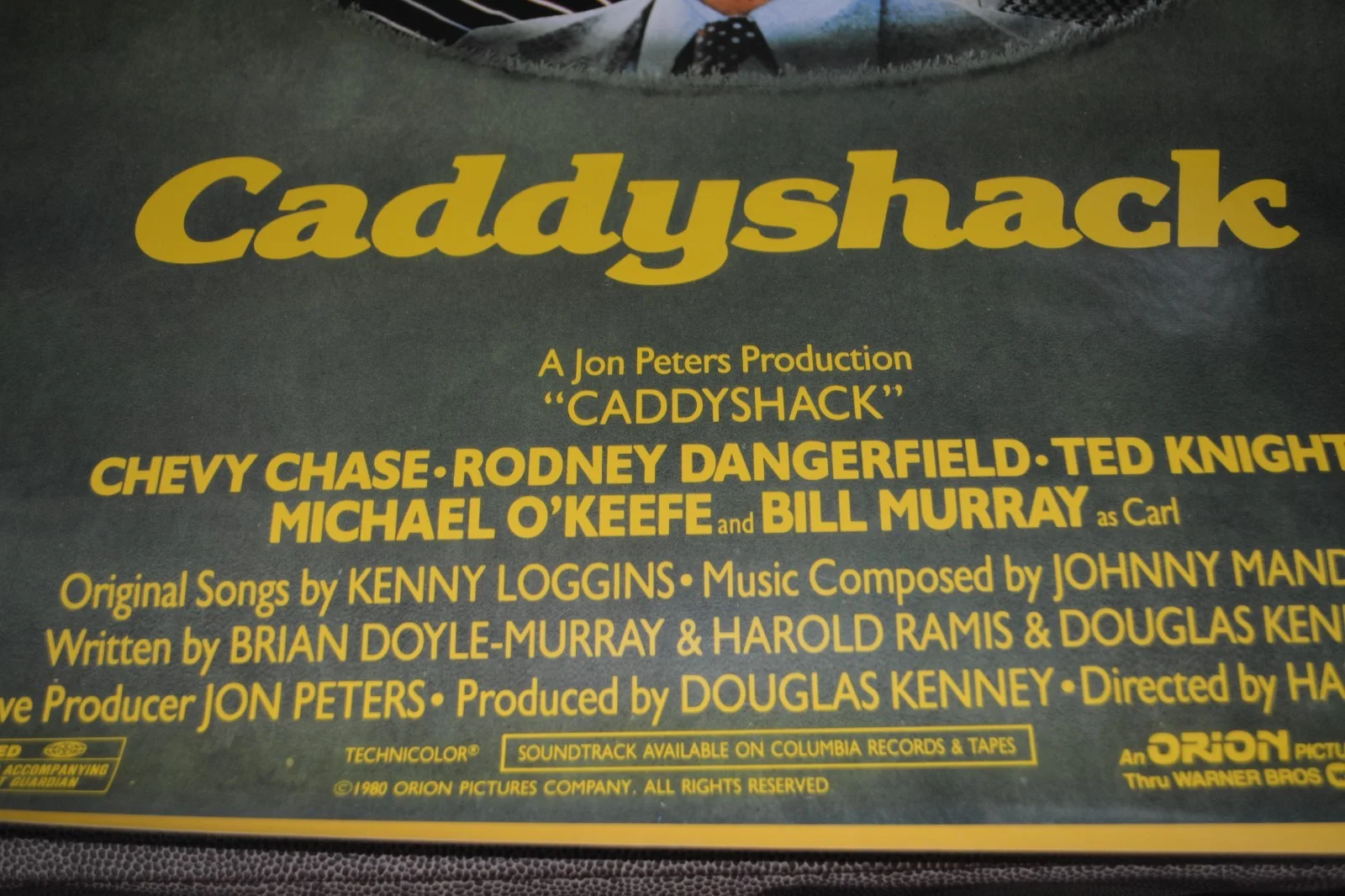 Chevy Chase — Chevy Chase Autographed Caddyshack Movie Poster JSA Authentication, image 4