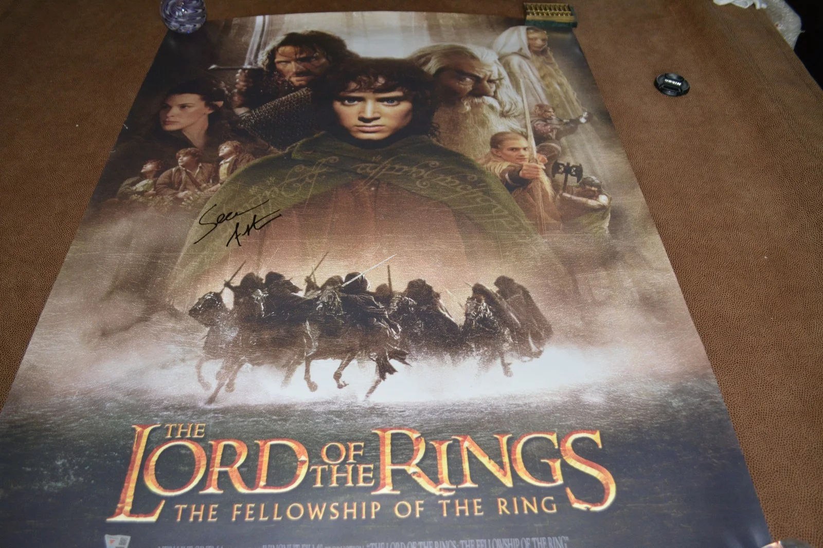 Sean Astin — Sean Astin The Lord of the Rings Autographed Poster Fanatics Authentic