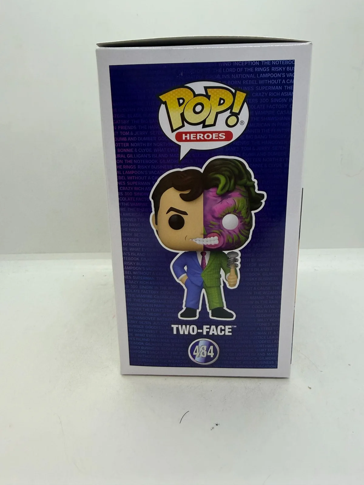 Diedrich Bader Signed Two Face Funko Pop DC Batman #484 ACOA, image 3