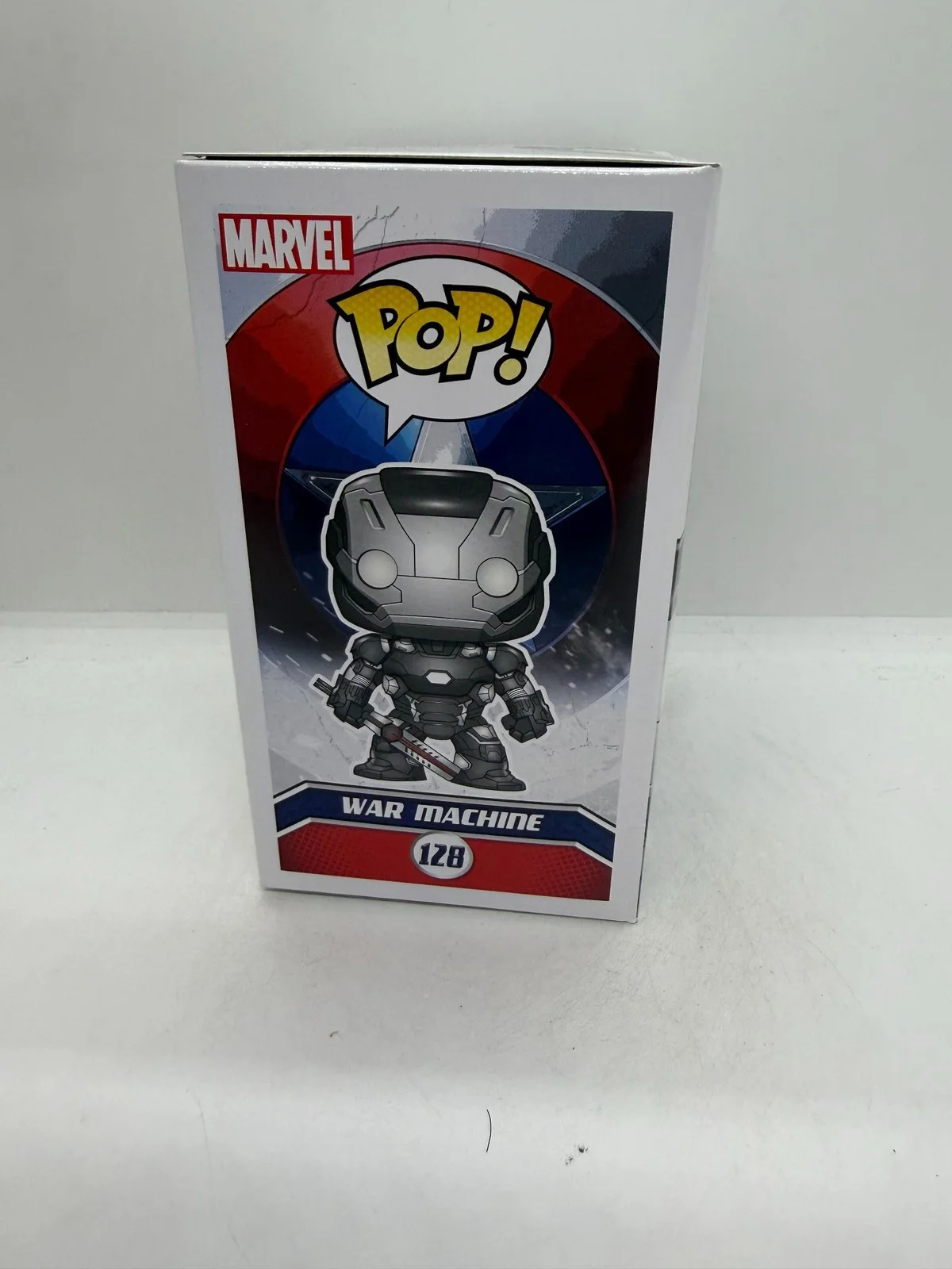 Don Cheadle Signed War Machine Funko Pop Marvel Avengers Civil War #128 ACOA, изображение 4