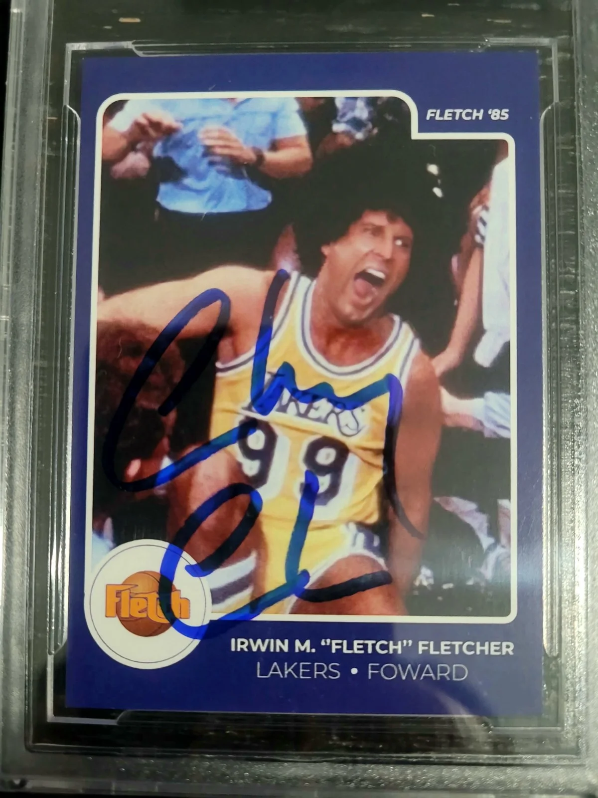 Chevy Chase — Chevy Chase Signed "Fletch " Trading Card, (BAS) Beckett Certified, изображение 2
